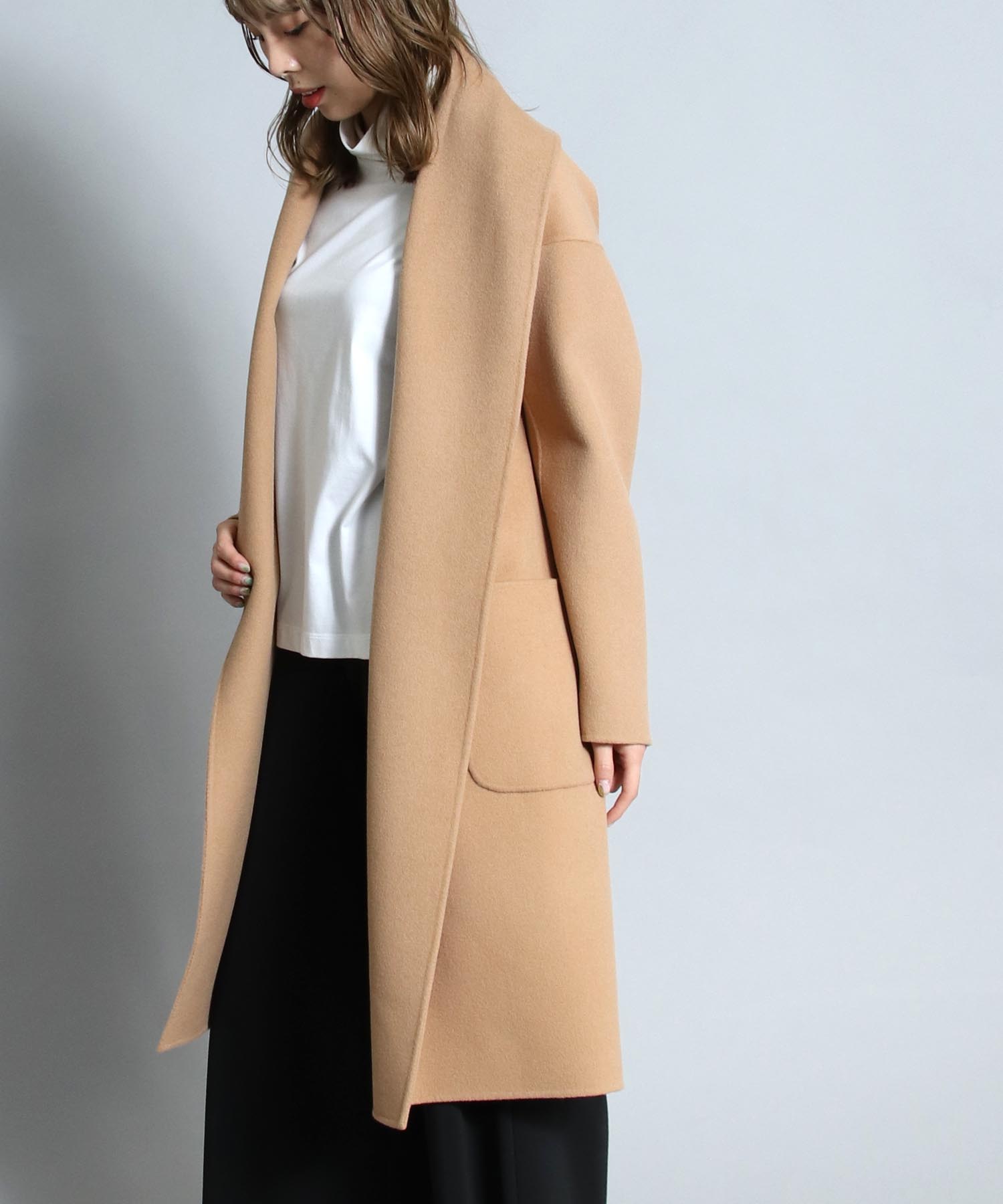 MACKAGE/マッカージュ】ダブルフェイスウールコート THALIA | AND ON 