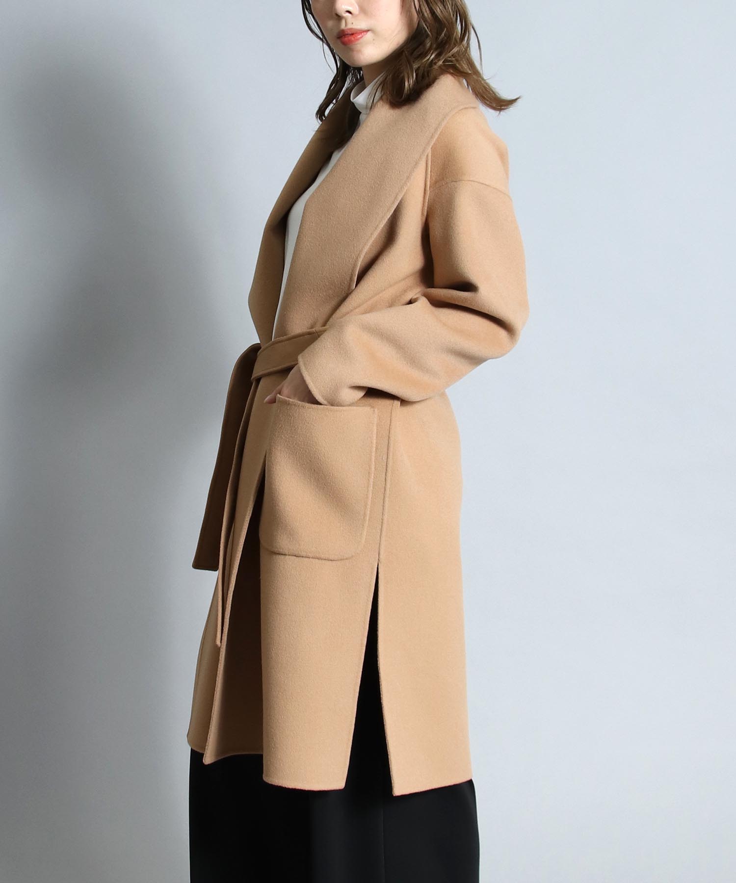 MACKAGE/マッカージュ】ダブルフェイスウールコート THALIA | AND ON 