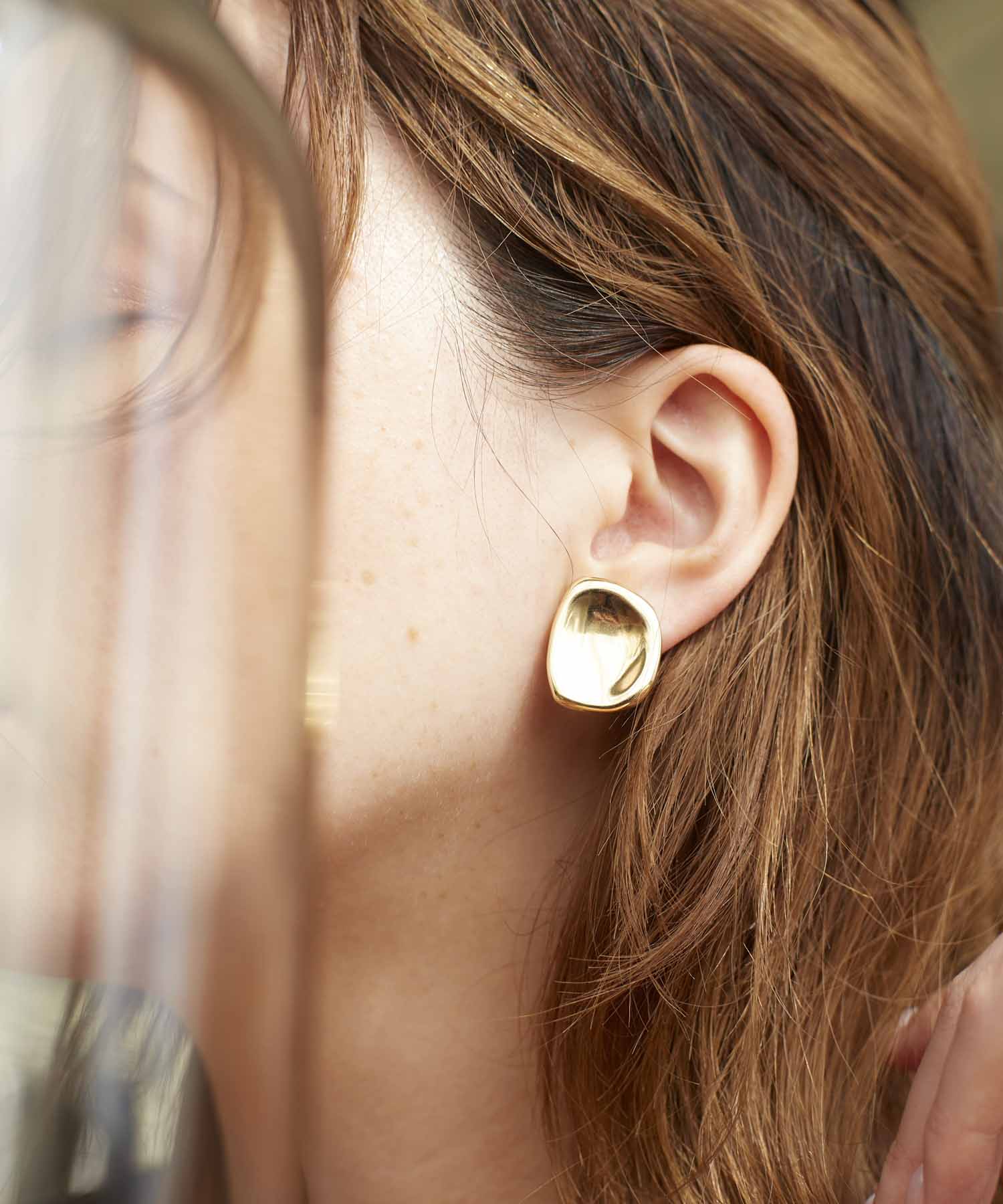 イヤリング Bumpmotif Earring【Nothing And Others/ナッシングアンドアザーズ】《WEB/一部店舗限定》