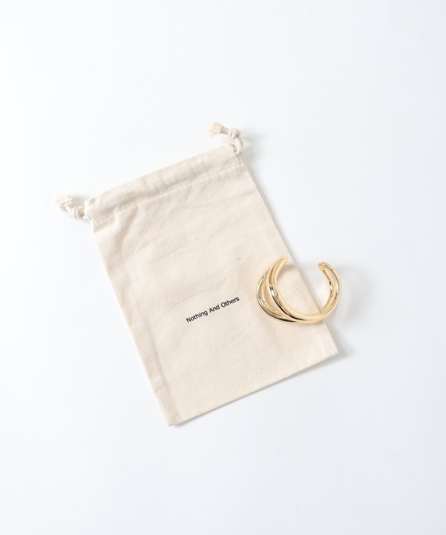 バングル Double Line bangle【Nothing And Others/ナッシングアンドアザーズ】《WEB/一部店舗限定》