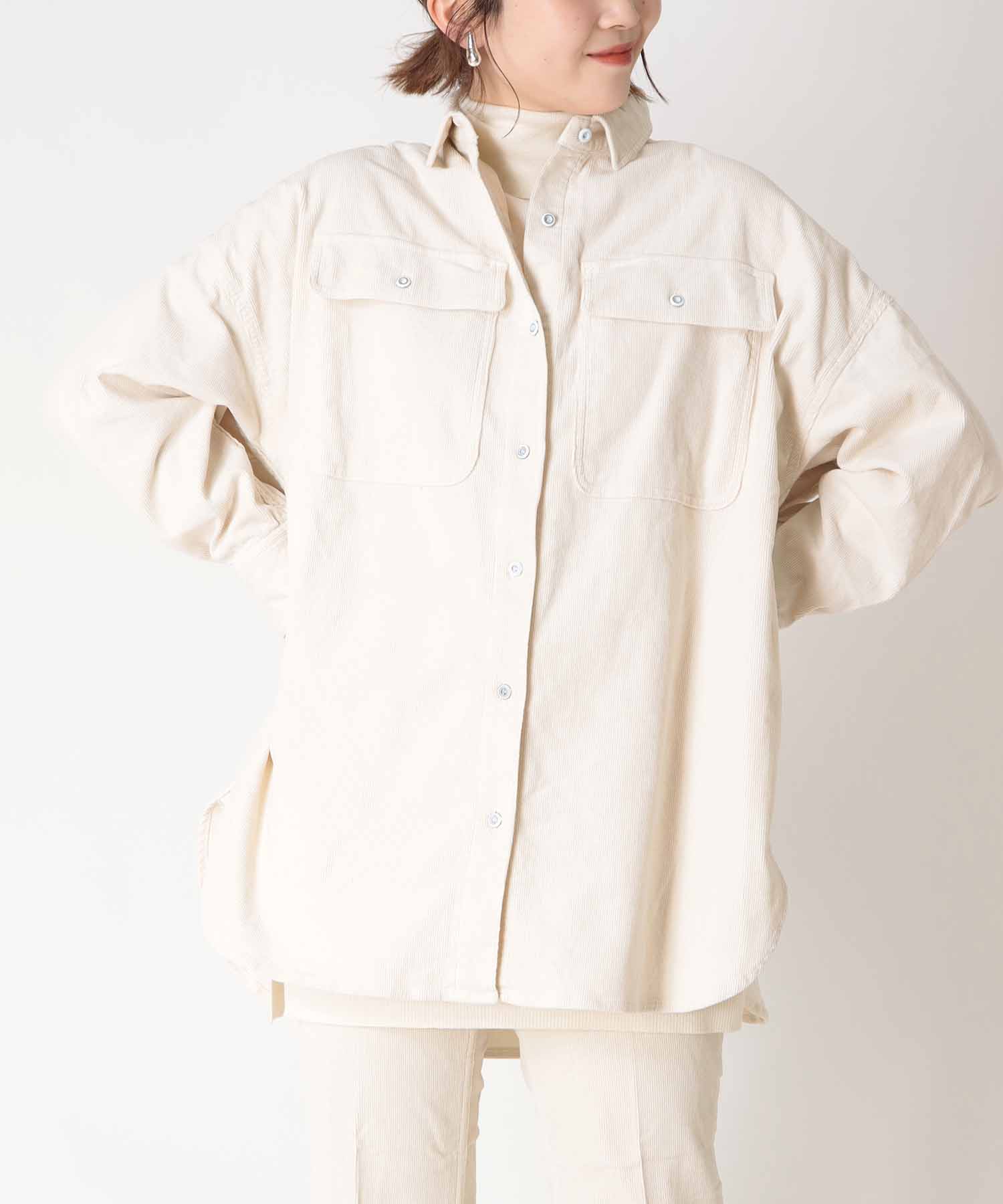 Almondビッグシャツ【Healthy Denim/ヘルシーデニム】 | AND ON JIONE 