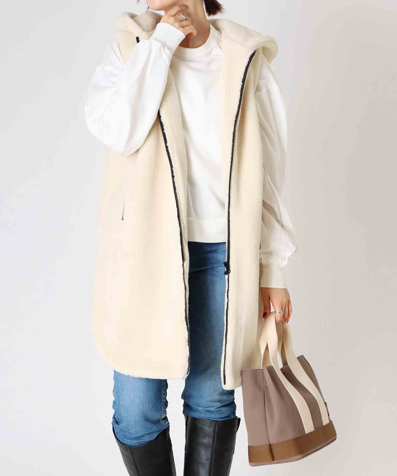 ボアロングベスト | ＆ON JIONE STORE（アンドオン）ジオン商事公式オンラインストア