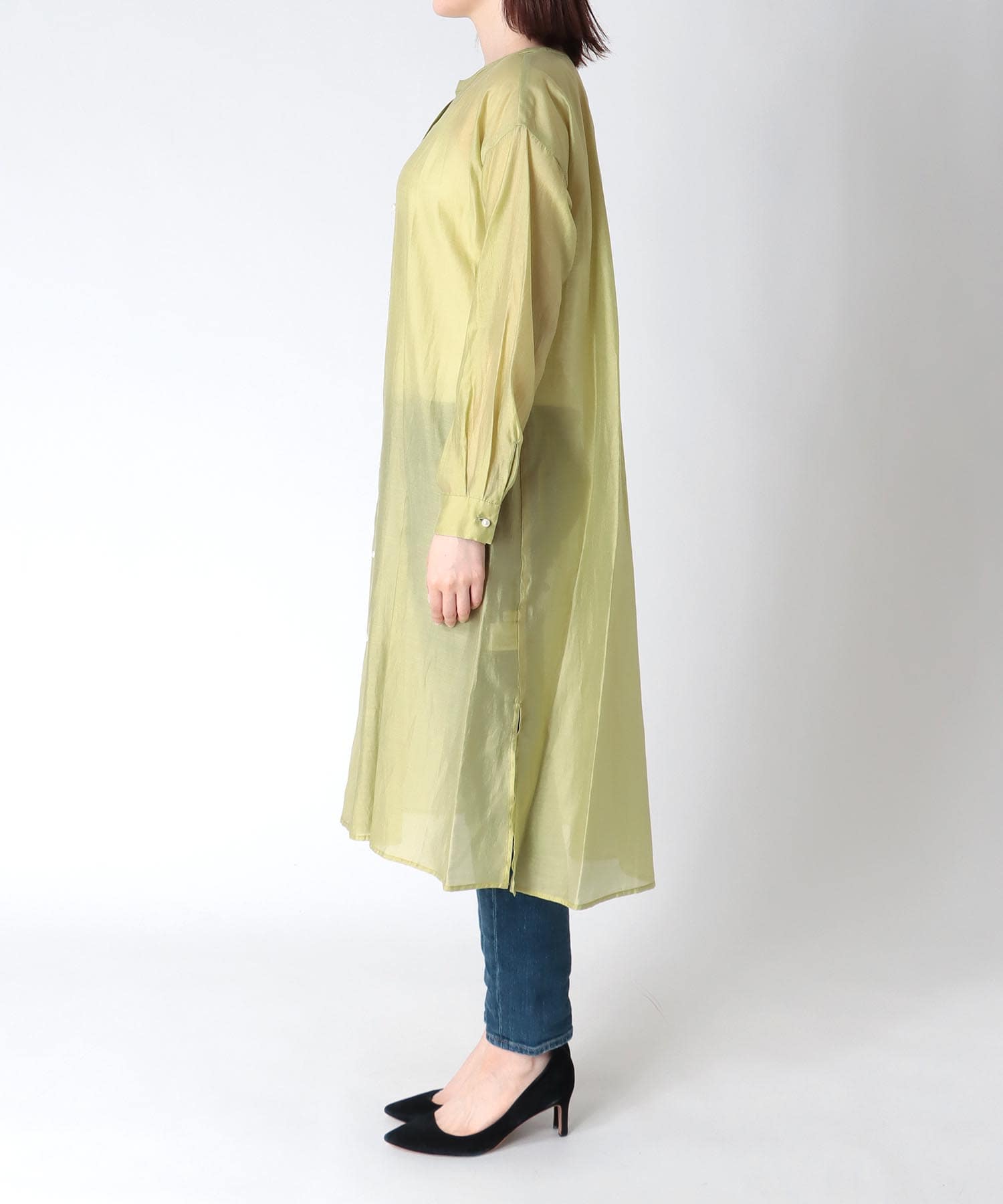 エアリーテンセル ロングシャツ