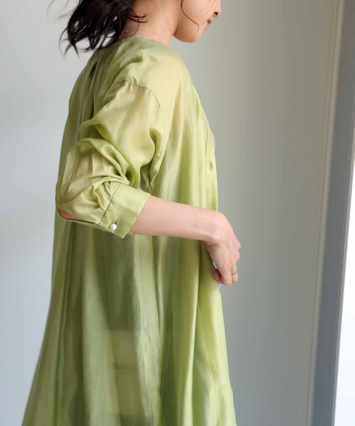 エアリーテンセル ロングシャツ
