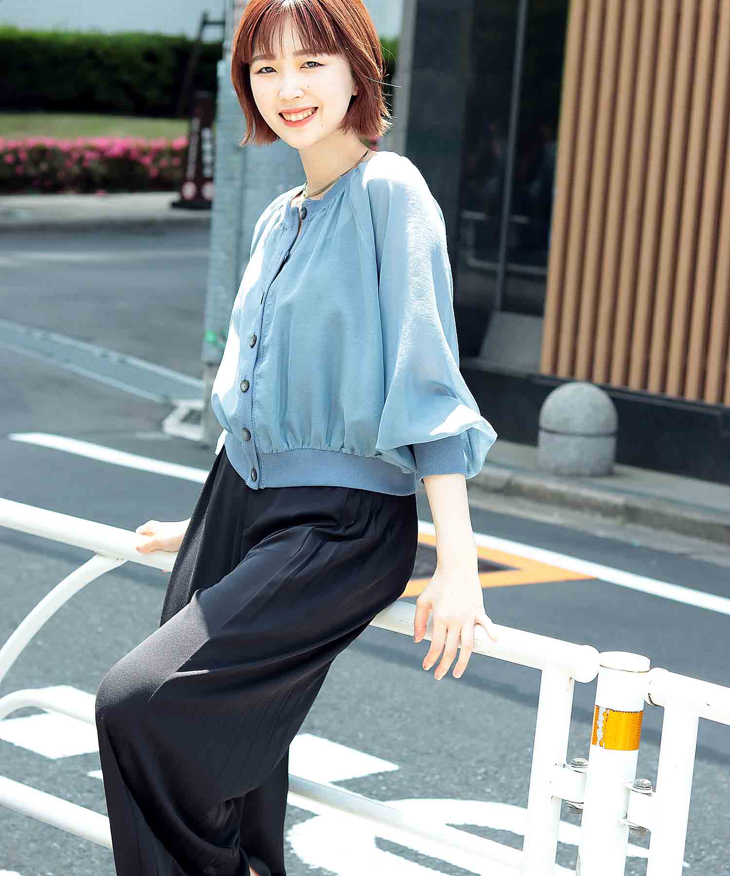 シアーショートブルゾン | AND ON JIONE STORE（アンドオン）ジオン 