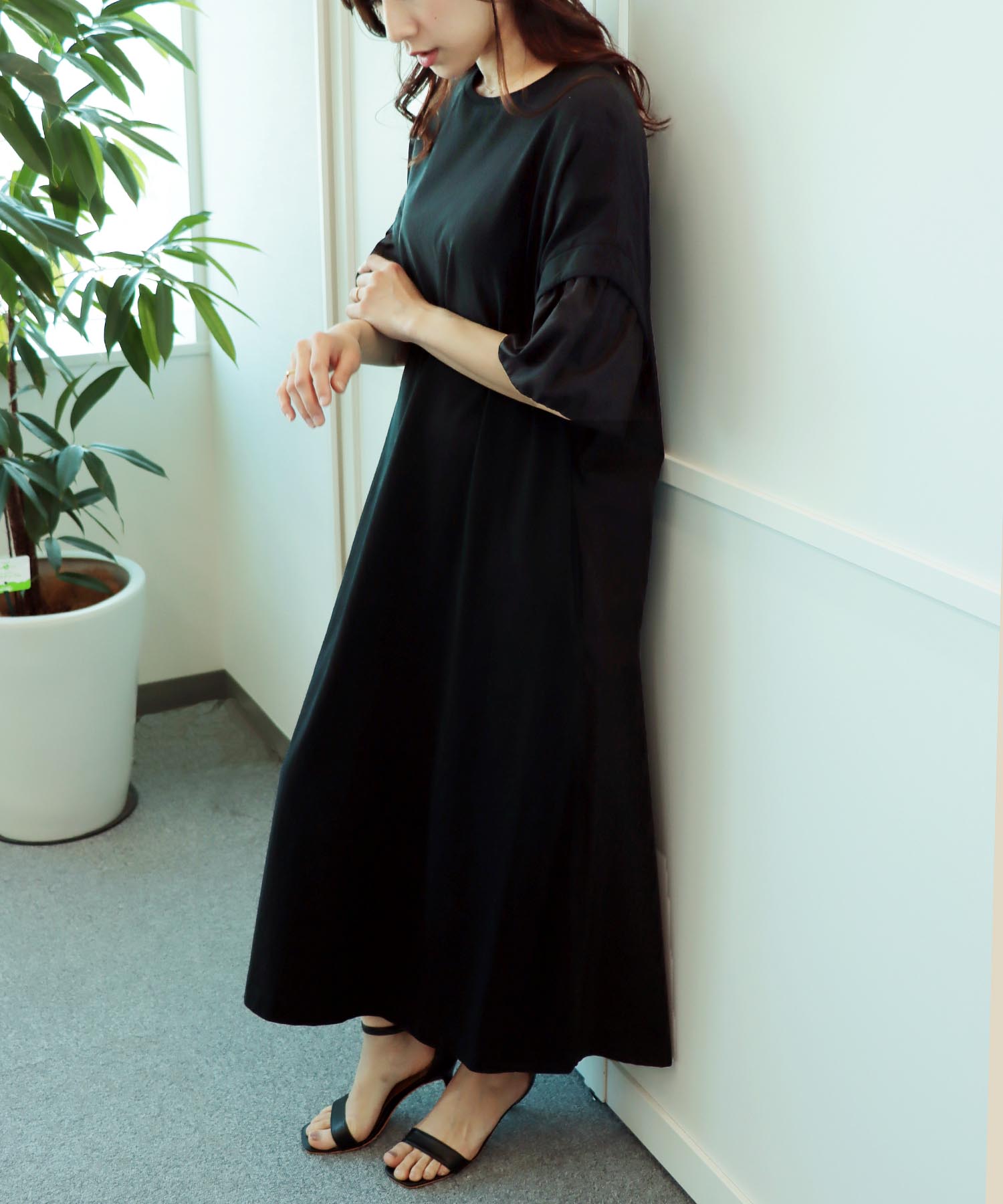 ロングワンピース タフタドッキング AND ON JIONE STORE（アンドオン）ジオン商事公式オンラインストア