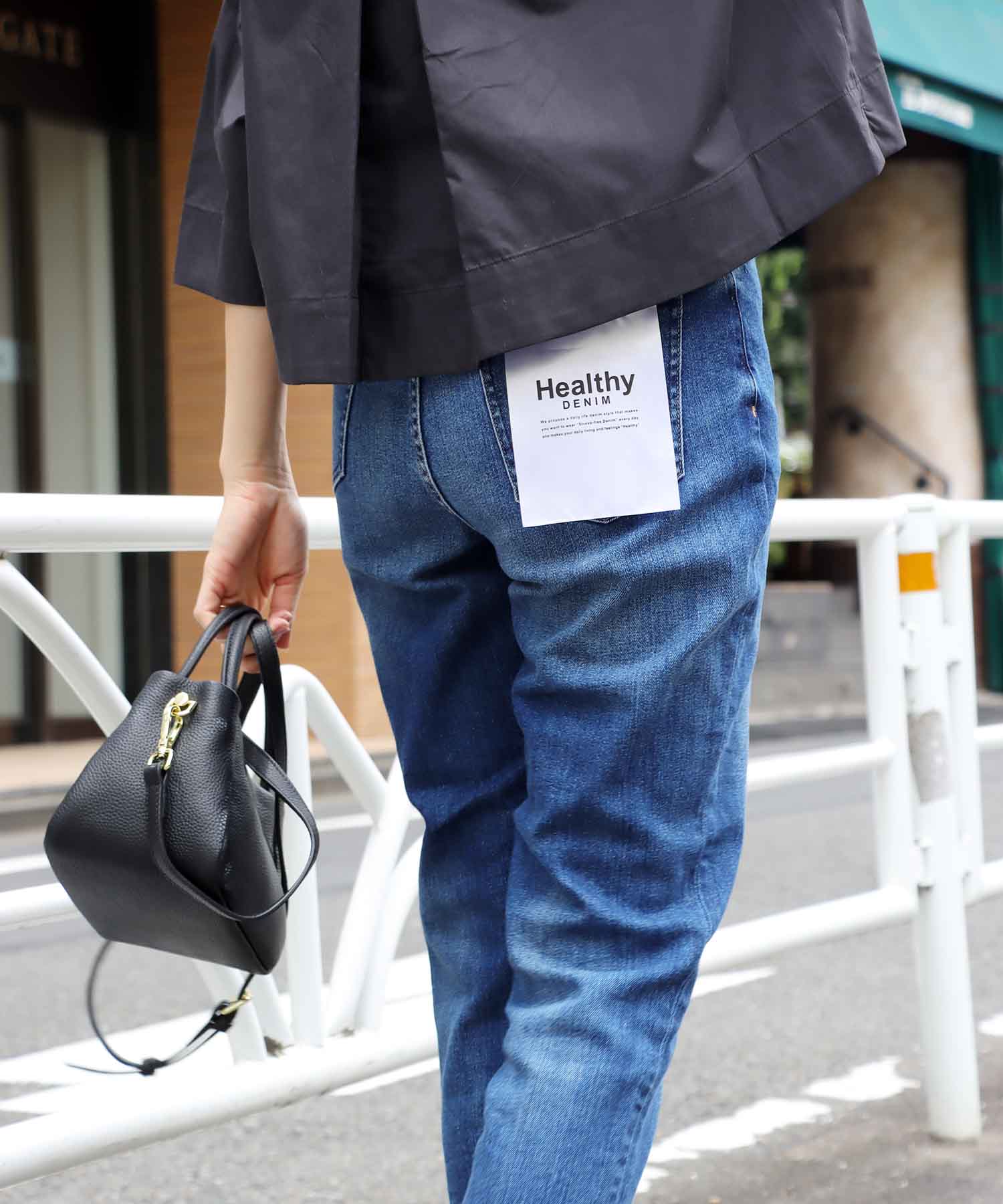 ハイライズテーパードパンツ H.Salt Highrise 【Healthy Denim