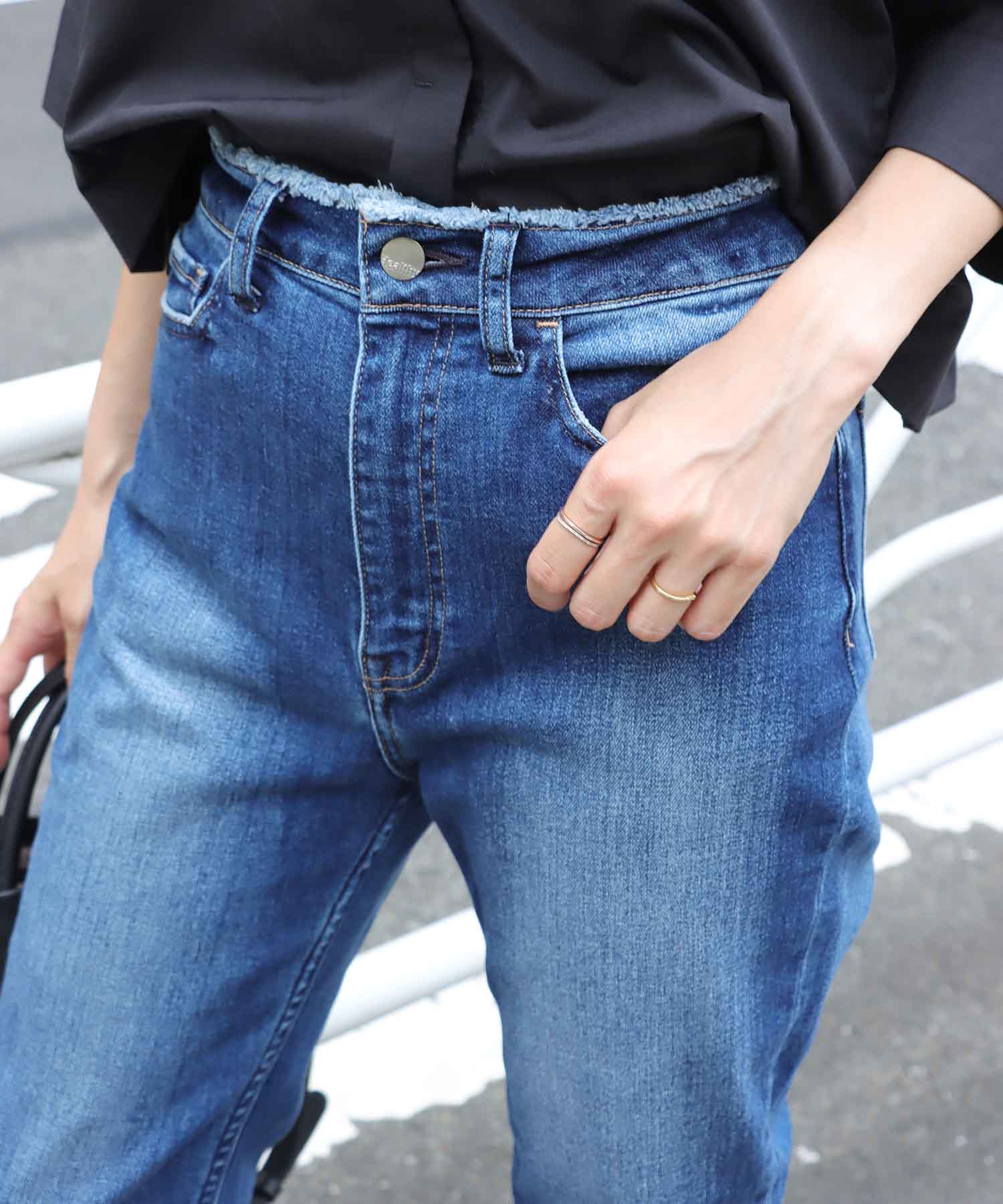 ハイライズテーパードパンツ H.Salt Highrise 【Healthy Denim