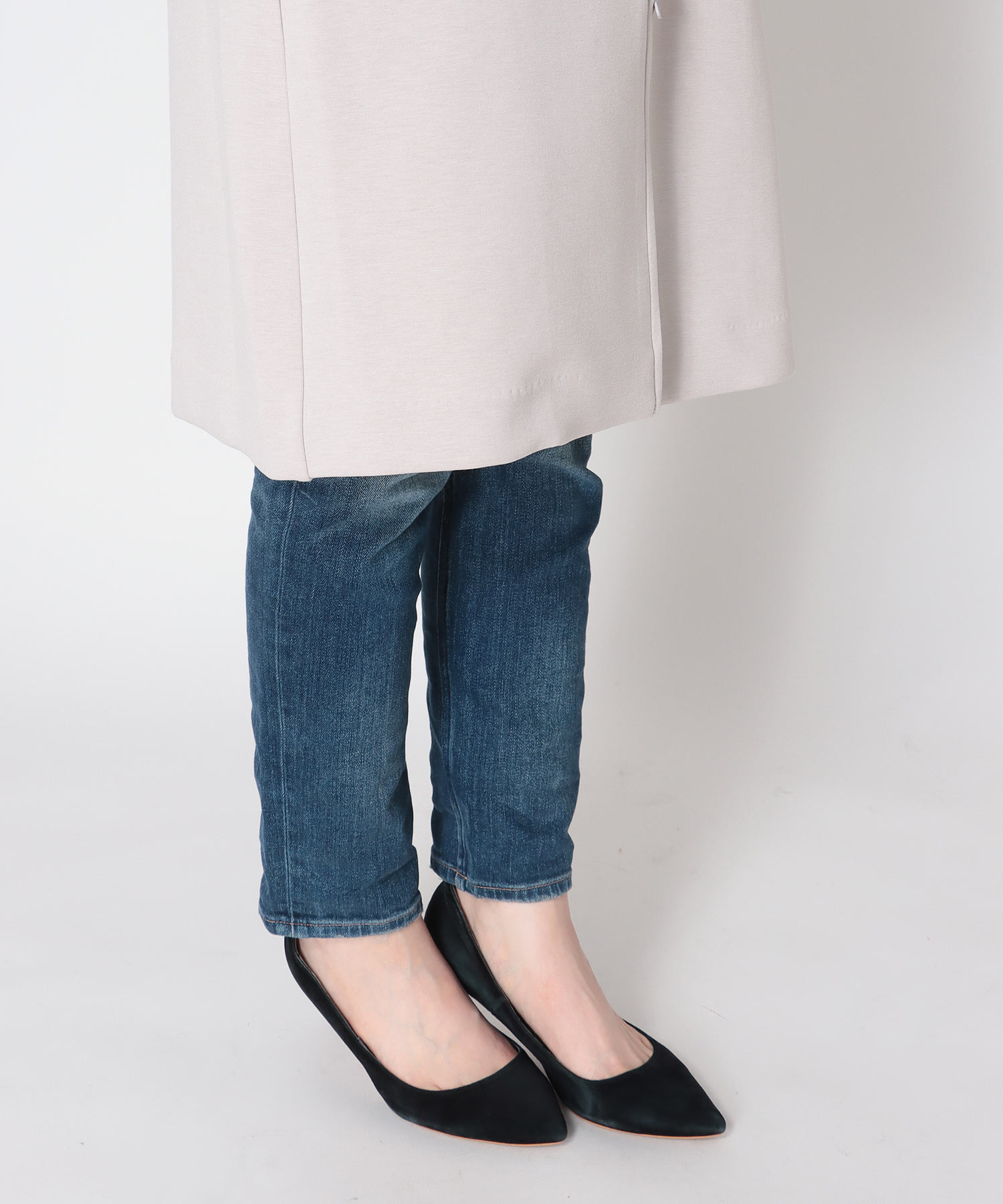 エアクッション ロング アシメフリルベスト