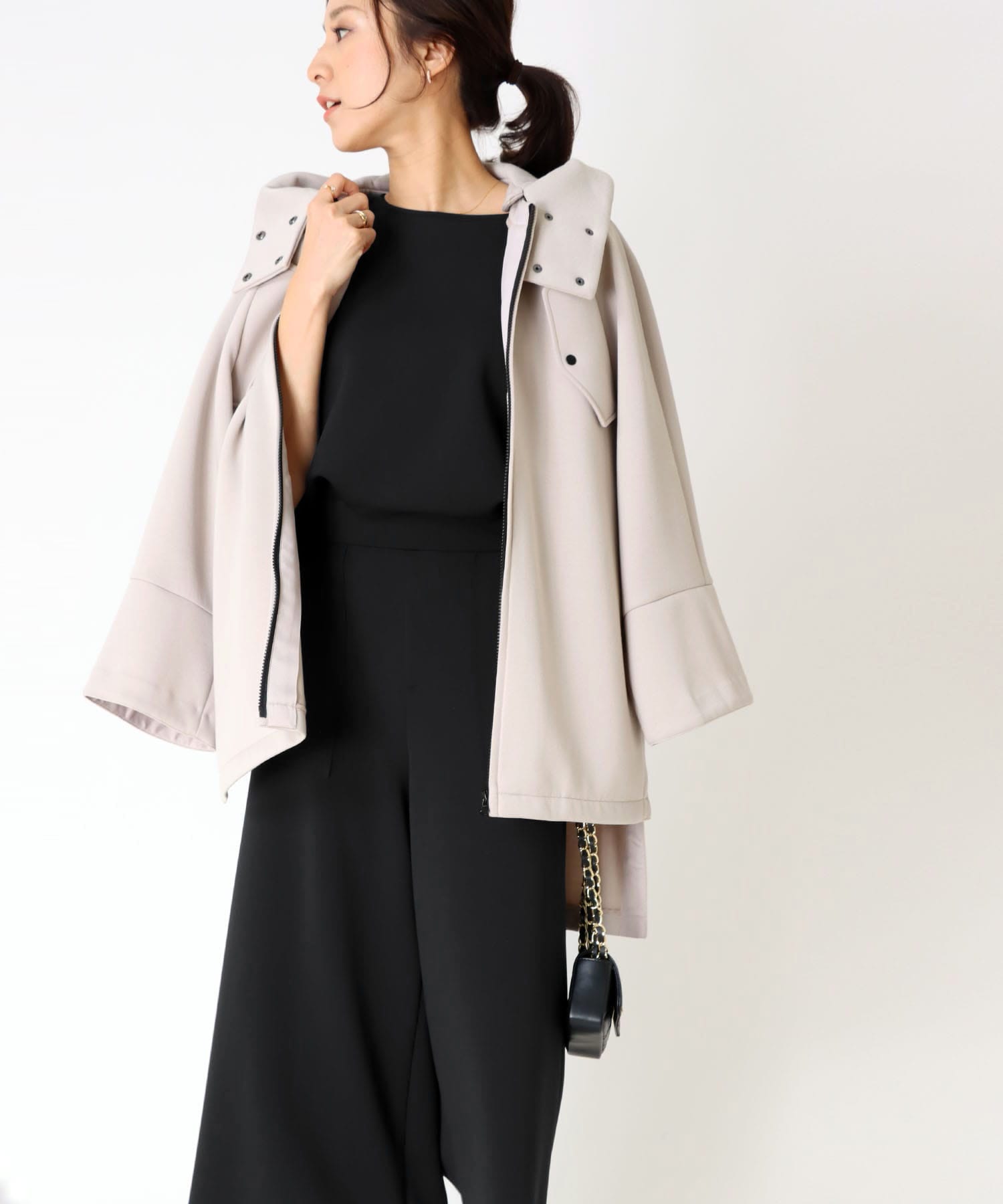 アクアジャージー ワイドパンツ | AND ON JIONE STORE アクアジャージー ワイドパンツ | AND ON JIONE STORE