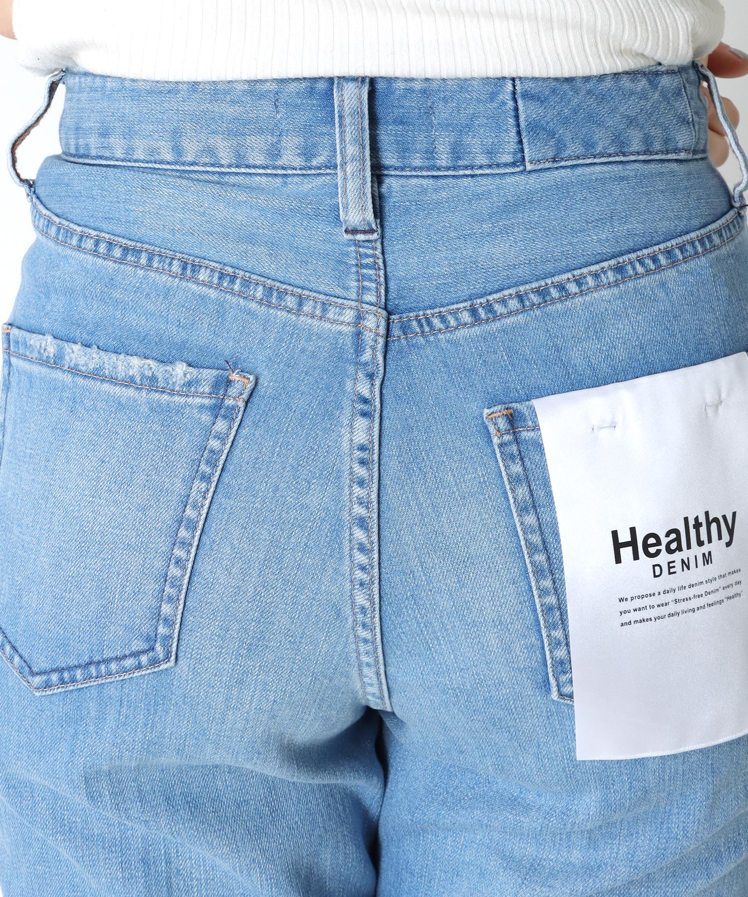 クロップドフレアデニムパンツ Lotus Crop【Healthy DENIM/ヘルシーデニム】