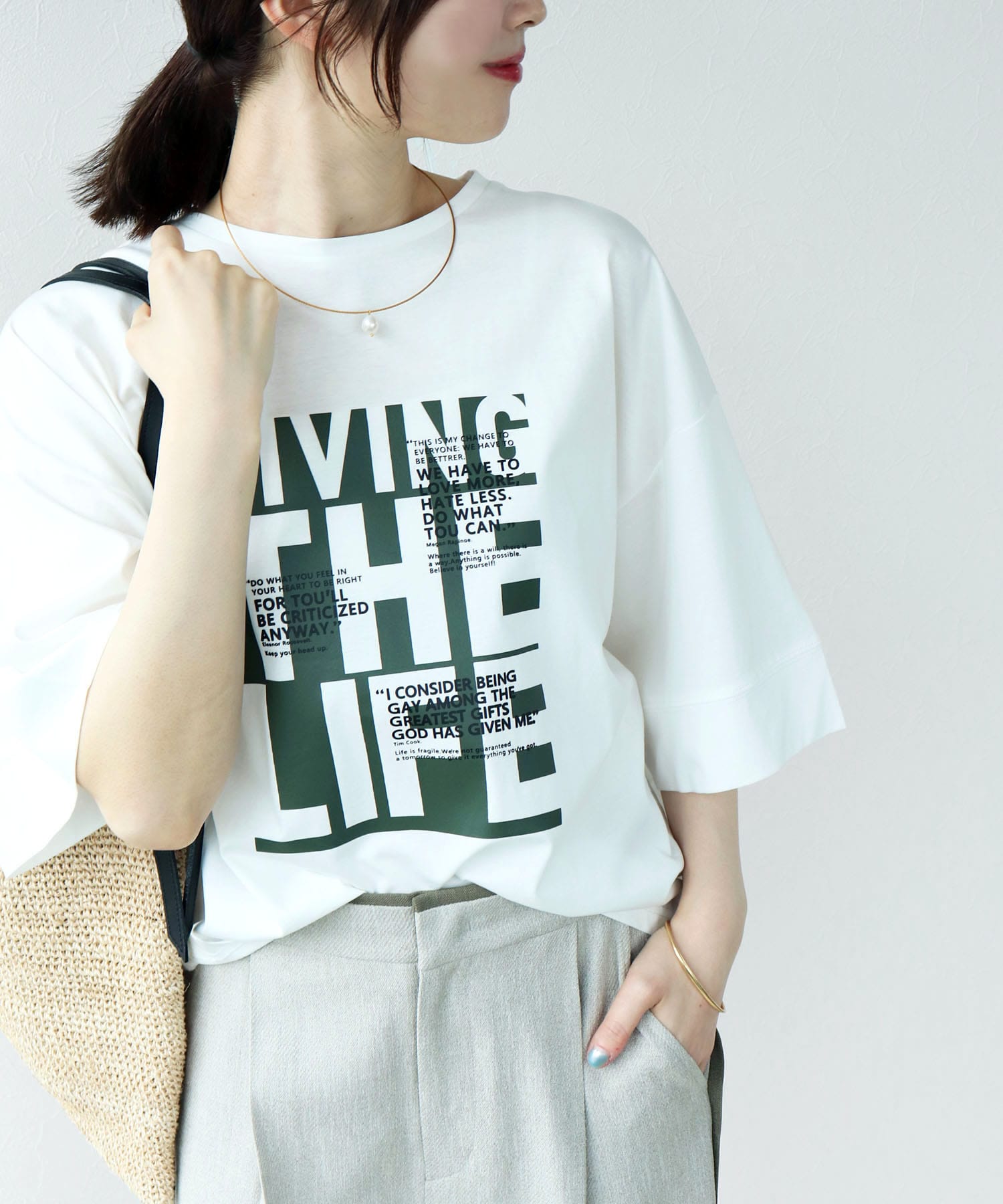 THELIFE ロゴTシャツ