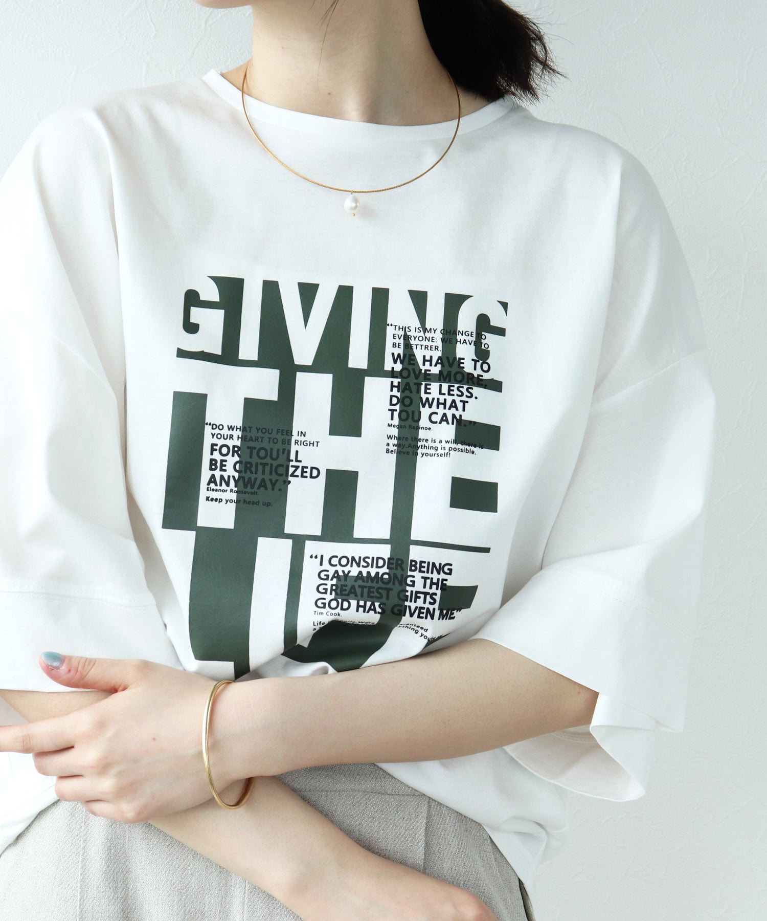 THELIFE ロゴTシャツ