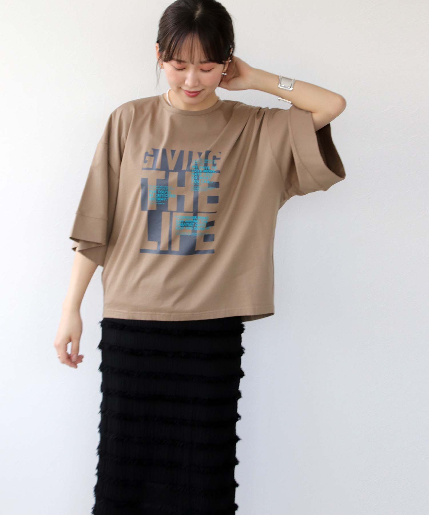 THELIFE ロゴTシャツ