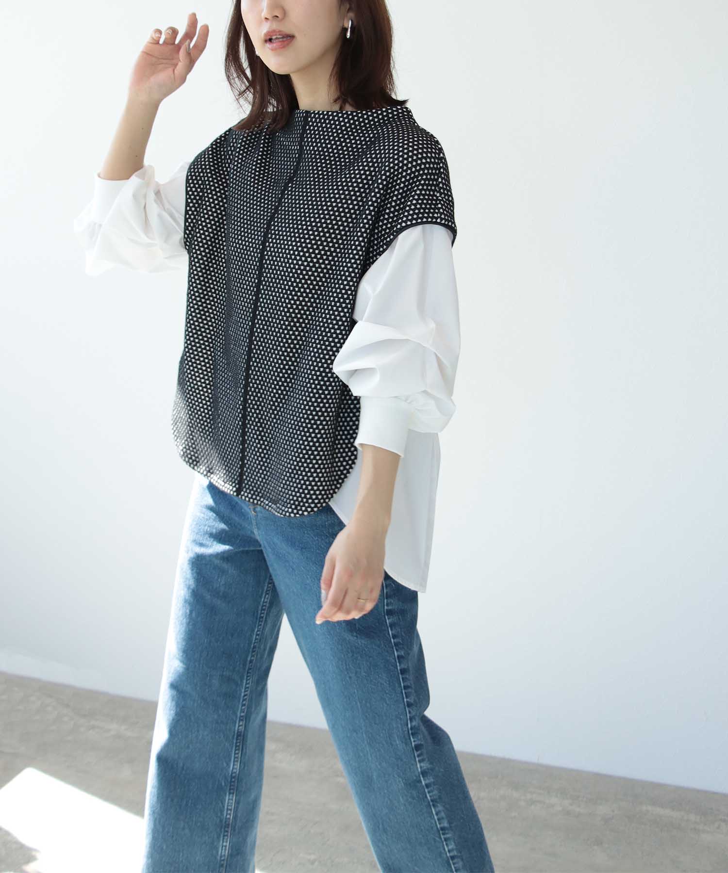 ポッピングニットドッキングシャツ | AND ON JIONE STORE（アンドオン 