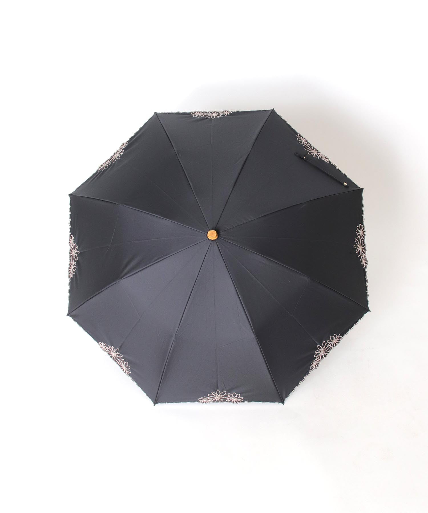 UVO最強の日傘 2段 刺繍フラワーmini