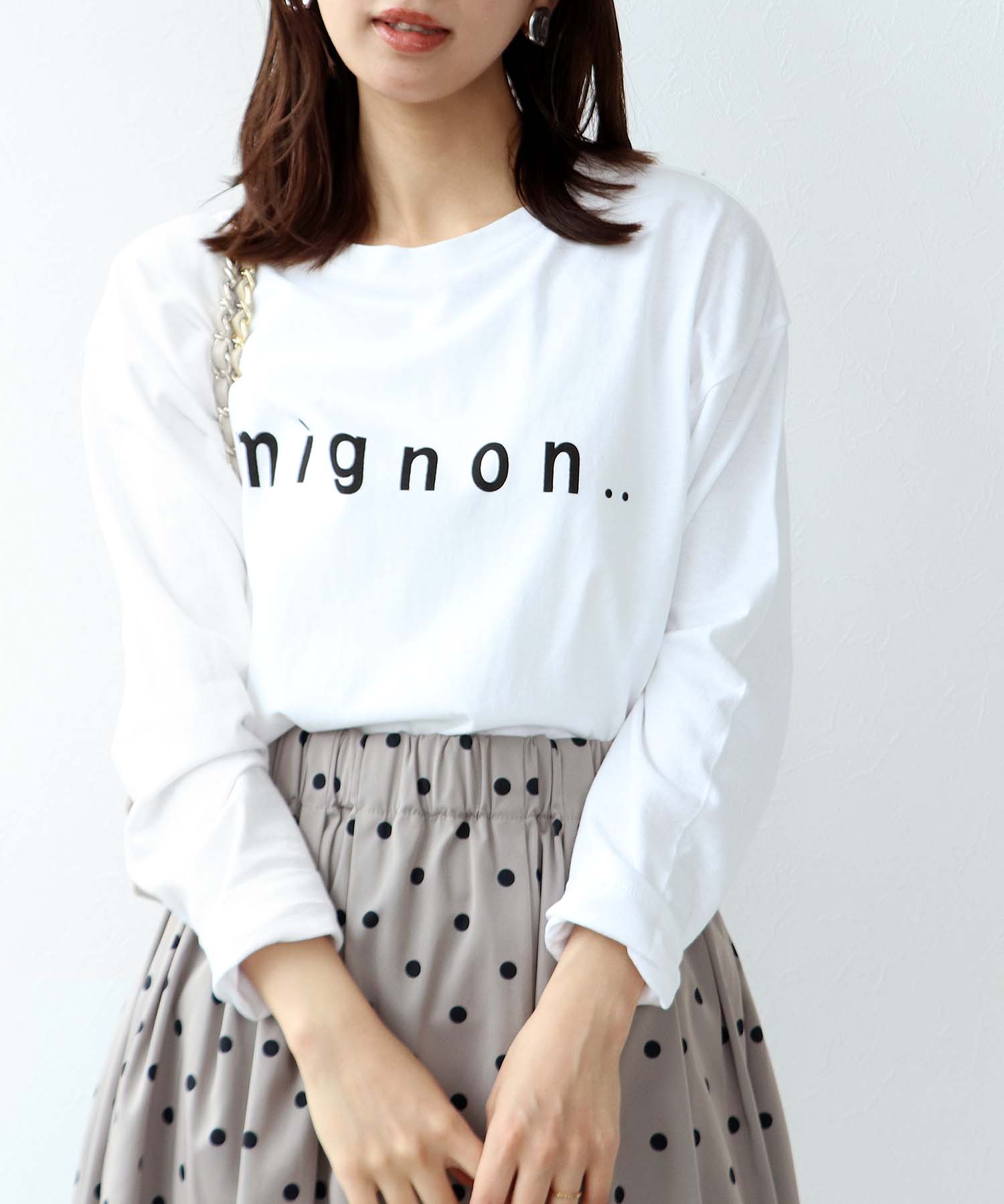 MIGNONプリントビックロンTシャツ