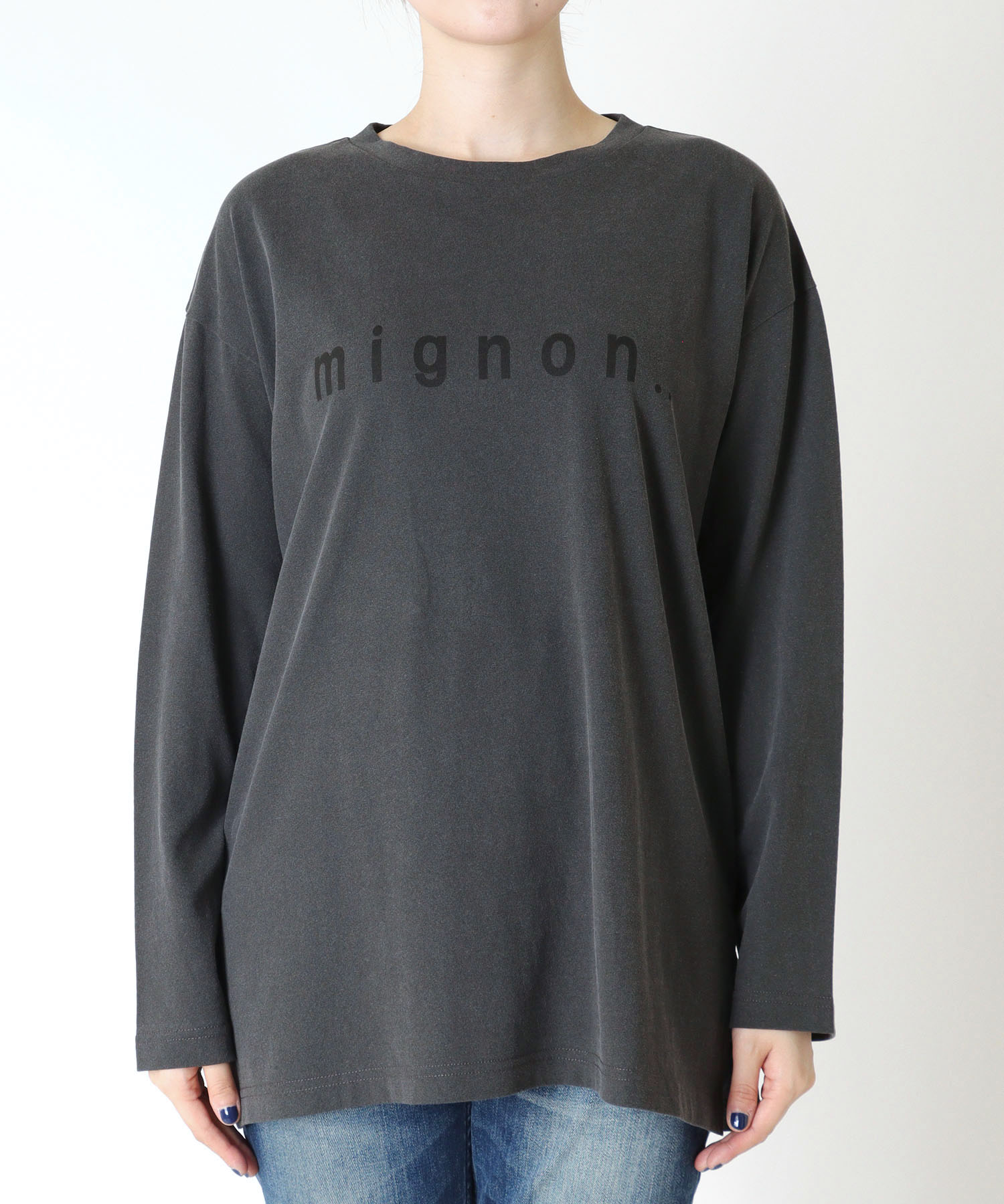 MIGNONプリントビックロンTシャツ