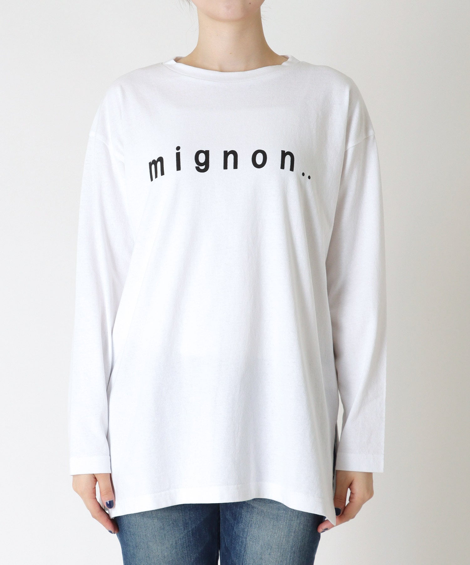 MIGNONプリントビックロンTシャツ