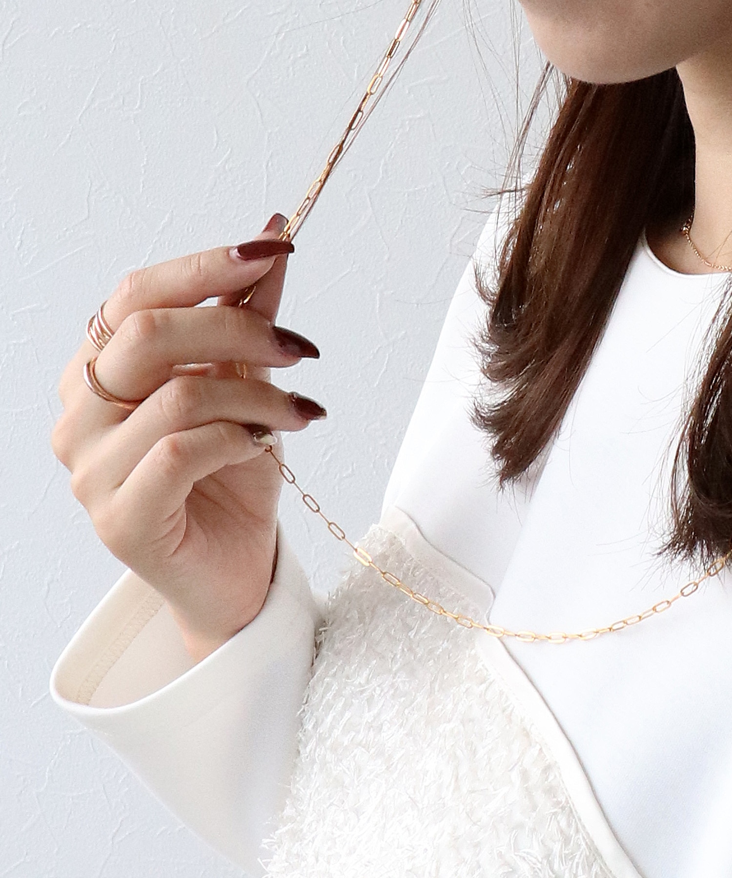 チェーン付リブボブキャップ【CLIPPER CASUALS/クリッパー カジュアル】