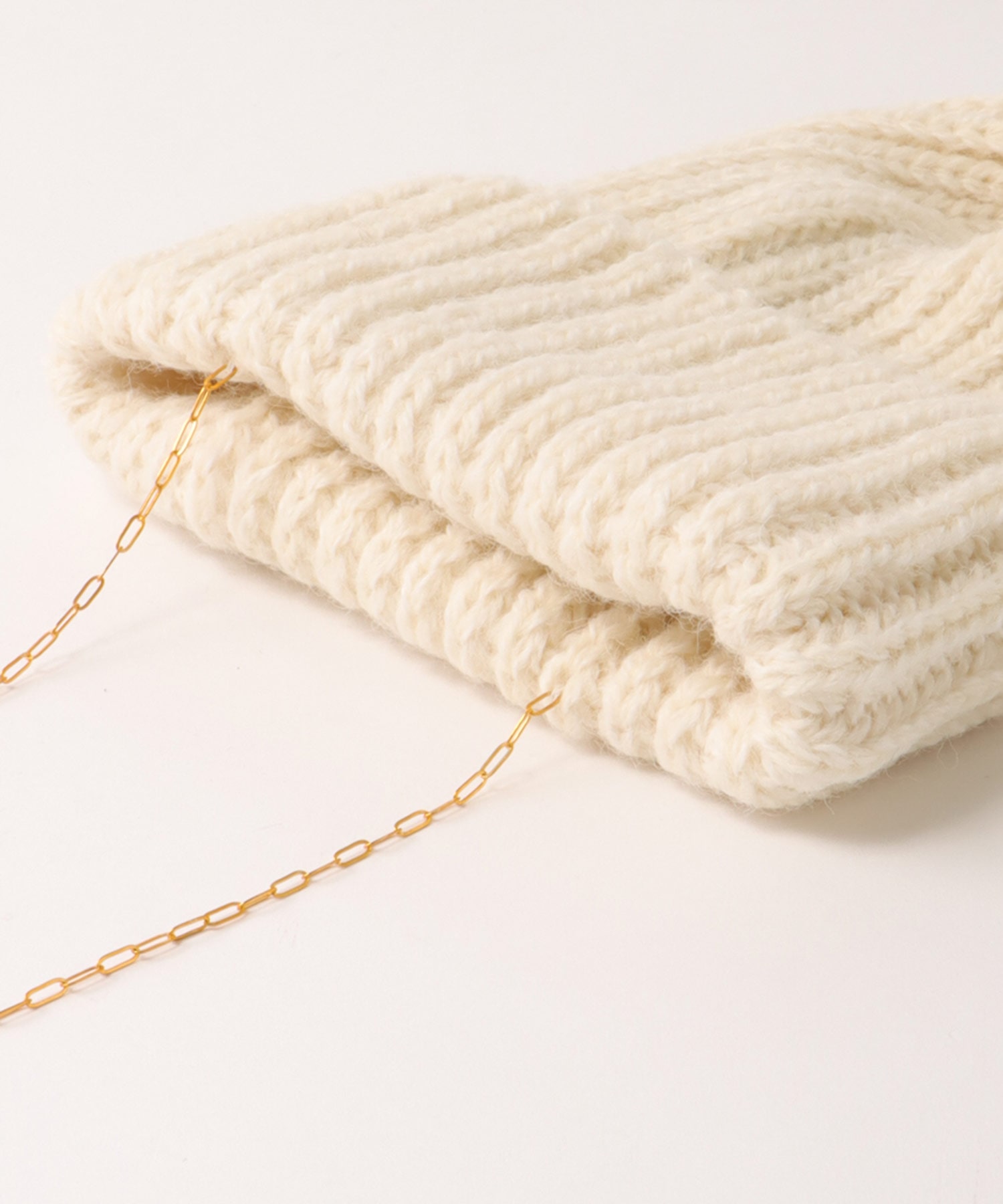 チェーン付リブボブキャップ【CLIPPER CASUALS/クリッパー カジュアル】