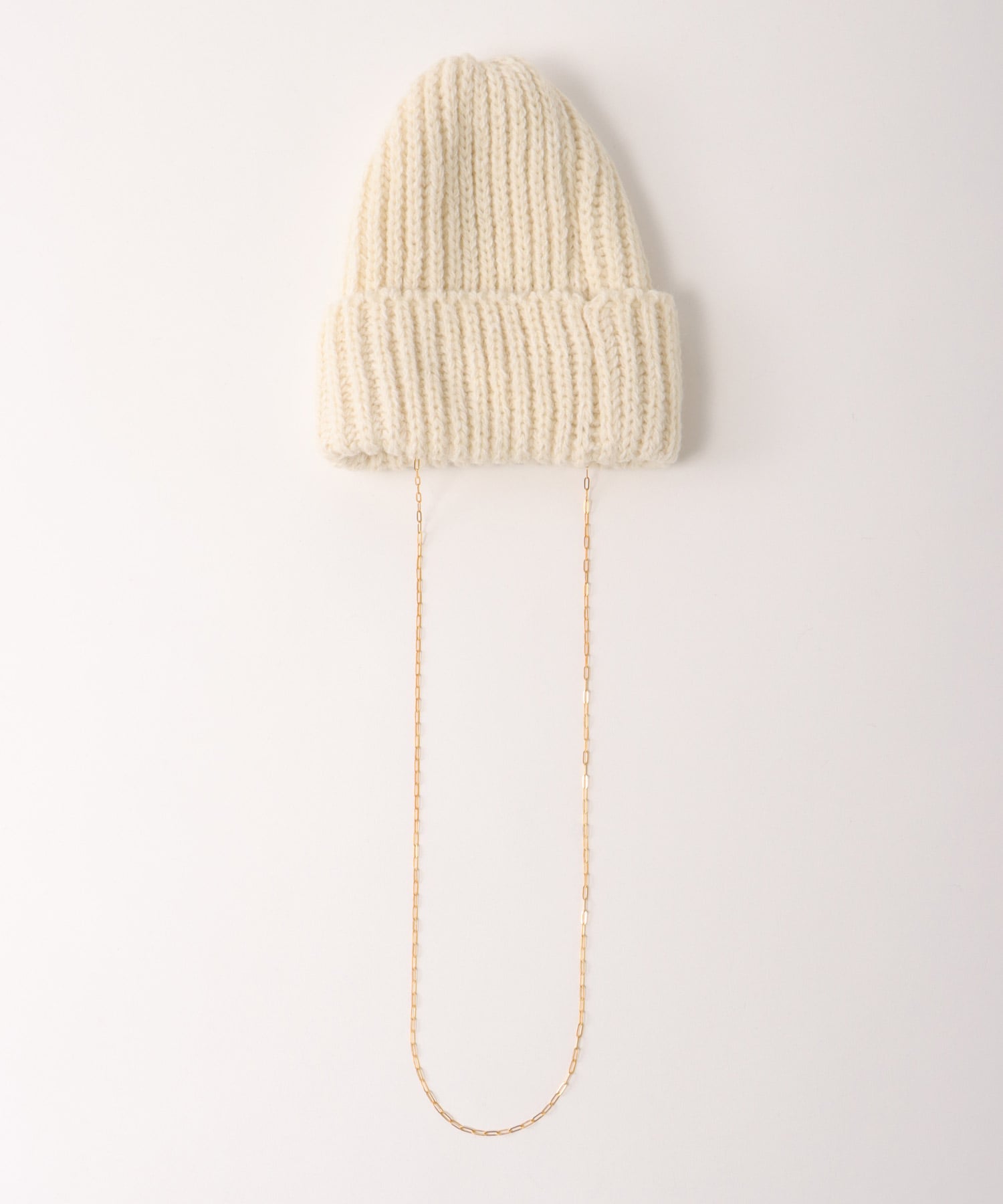 チェーン付リブボブキャップ【CLIPPER CASUALS/クリッパー カジュアル】