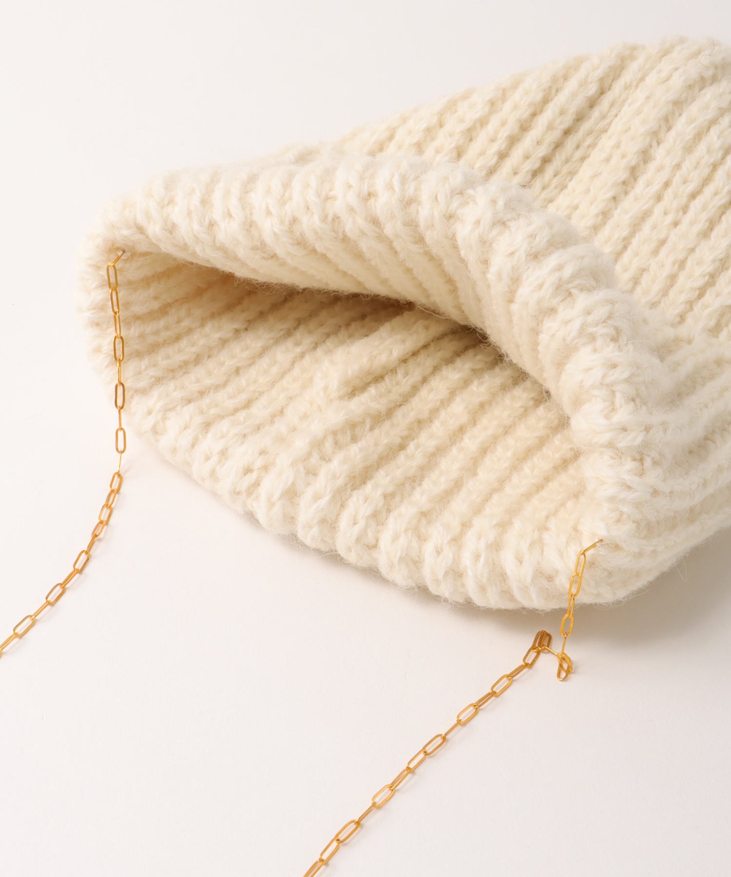 チェーン付リブボブキャップ【CLIPPER CASUALS/クリッパー カジュアル】