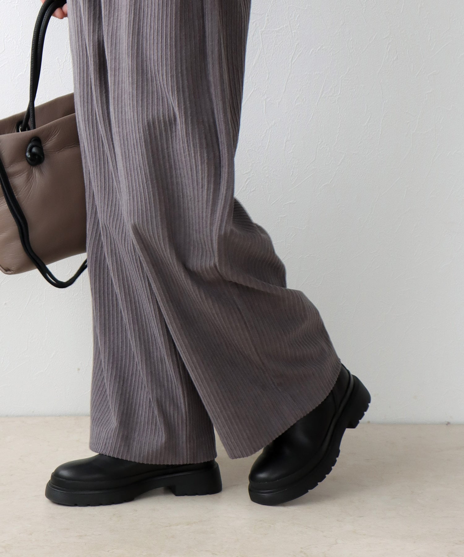 ストレッチコーデュロイイージーパンツ