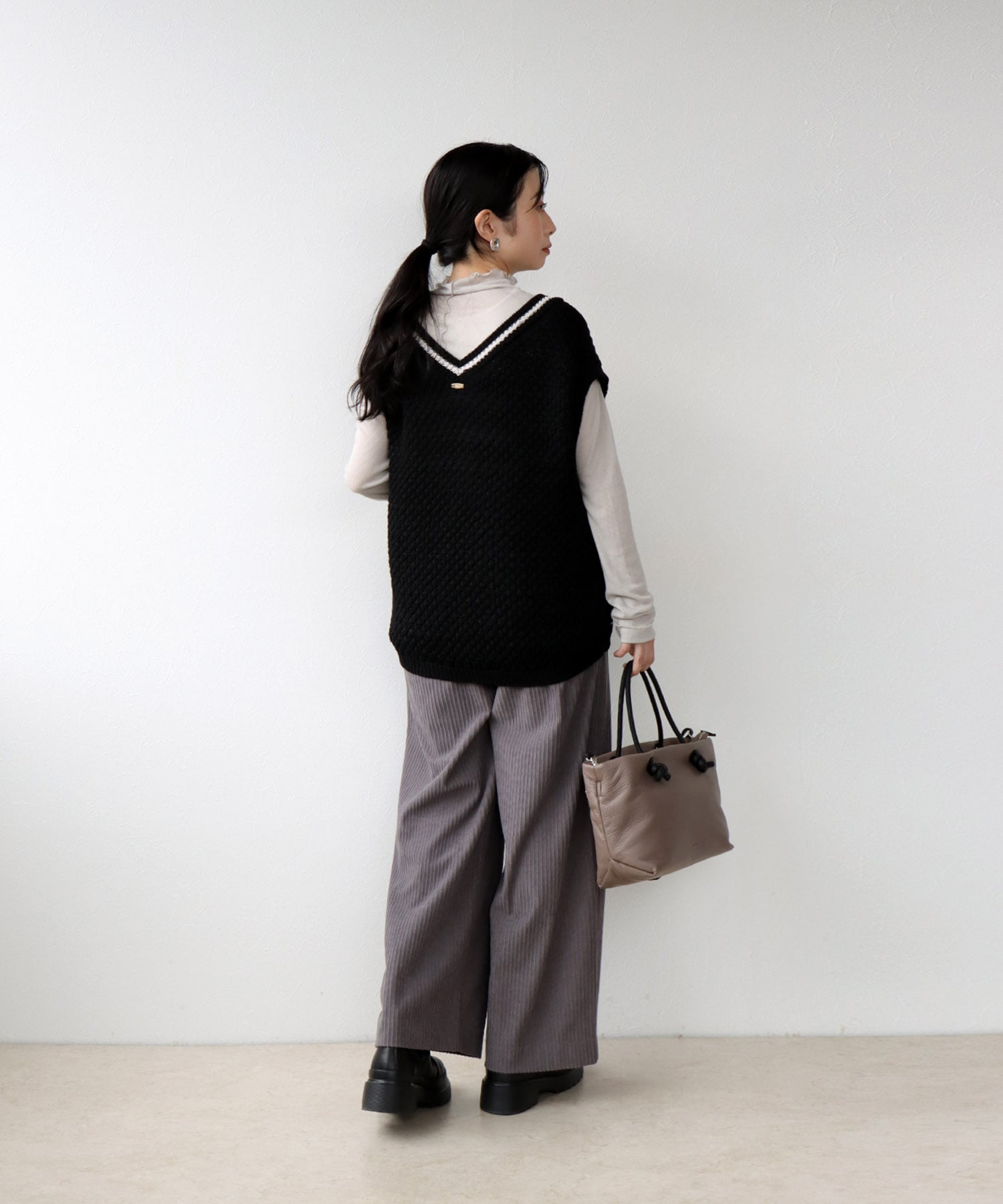 ストレッチコーデュロイイージーパンツ