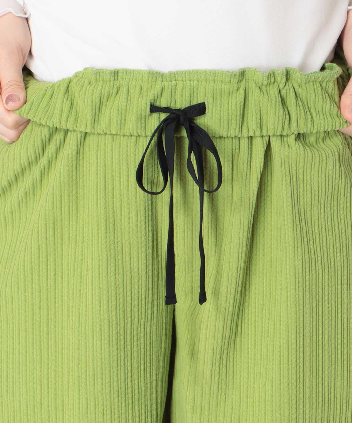 ストレッチコーデュロイイージーパンツ