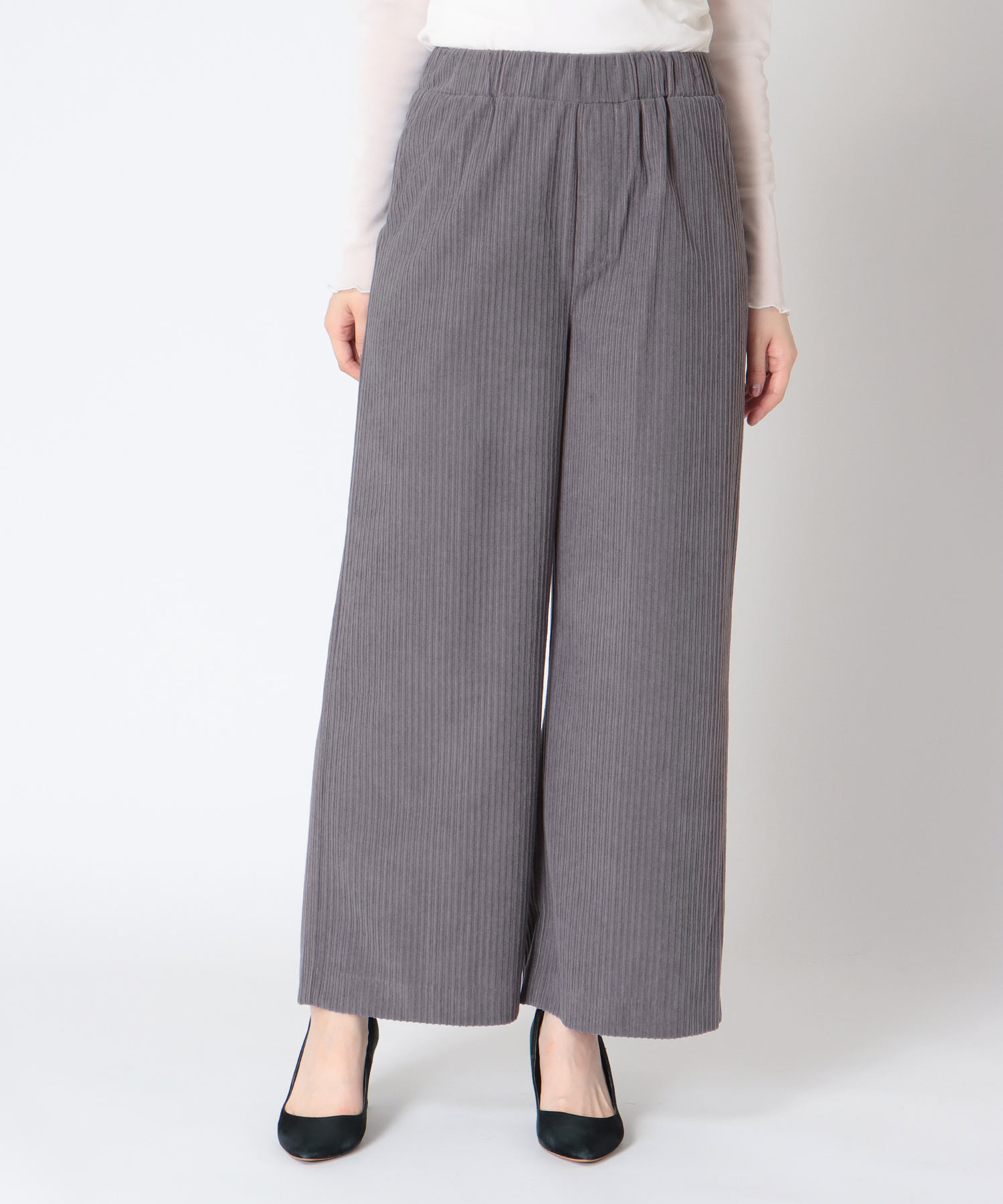 ストレッチコーデュロイイージーパンツ