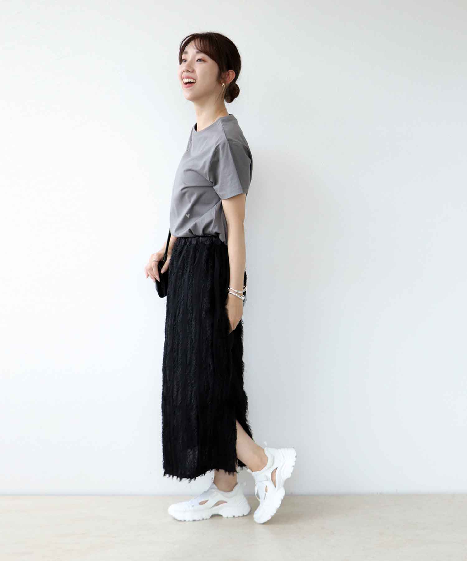ハート刺繍Tシャツ