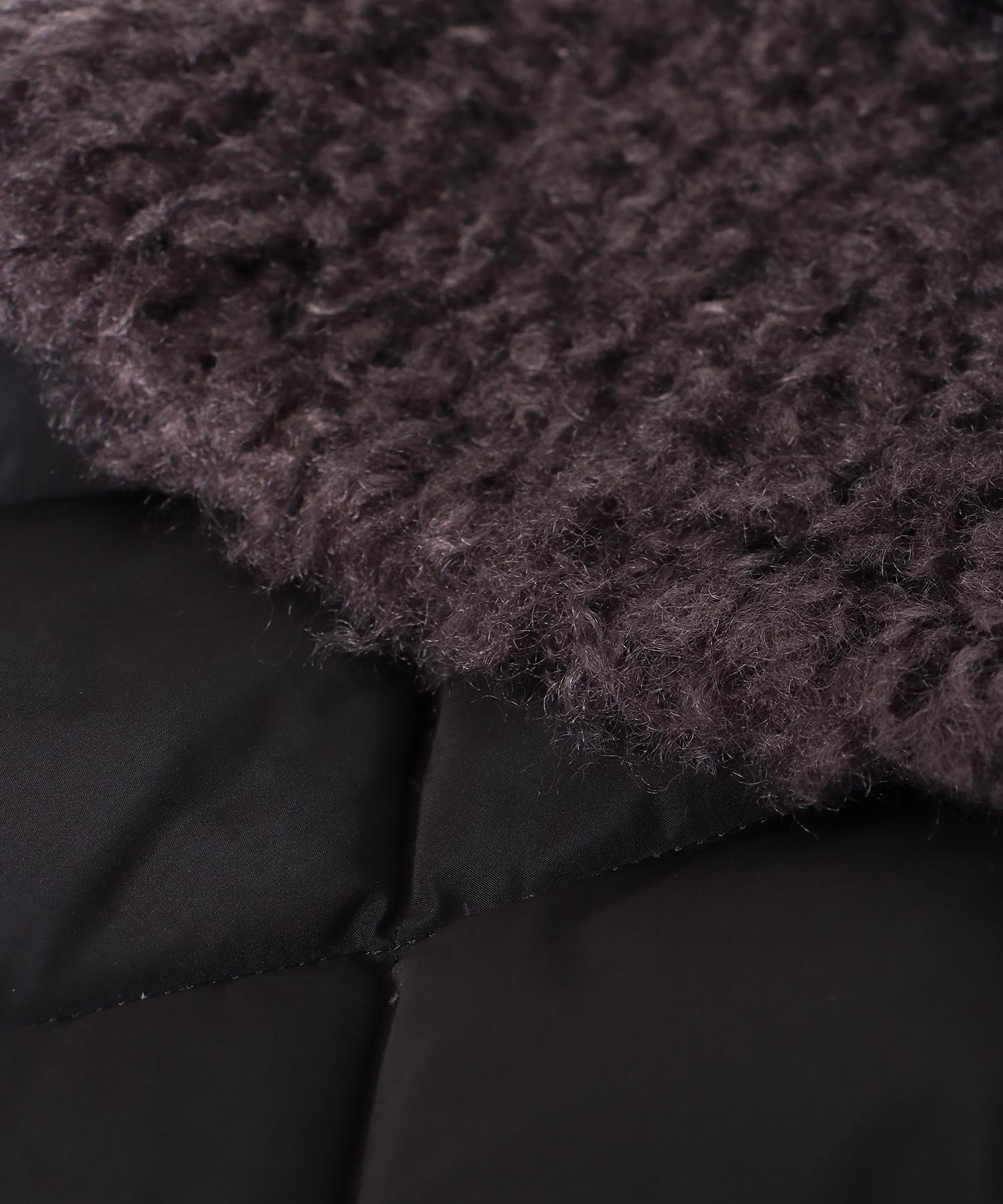 2WAYファーポケットダウンベスト