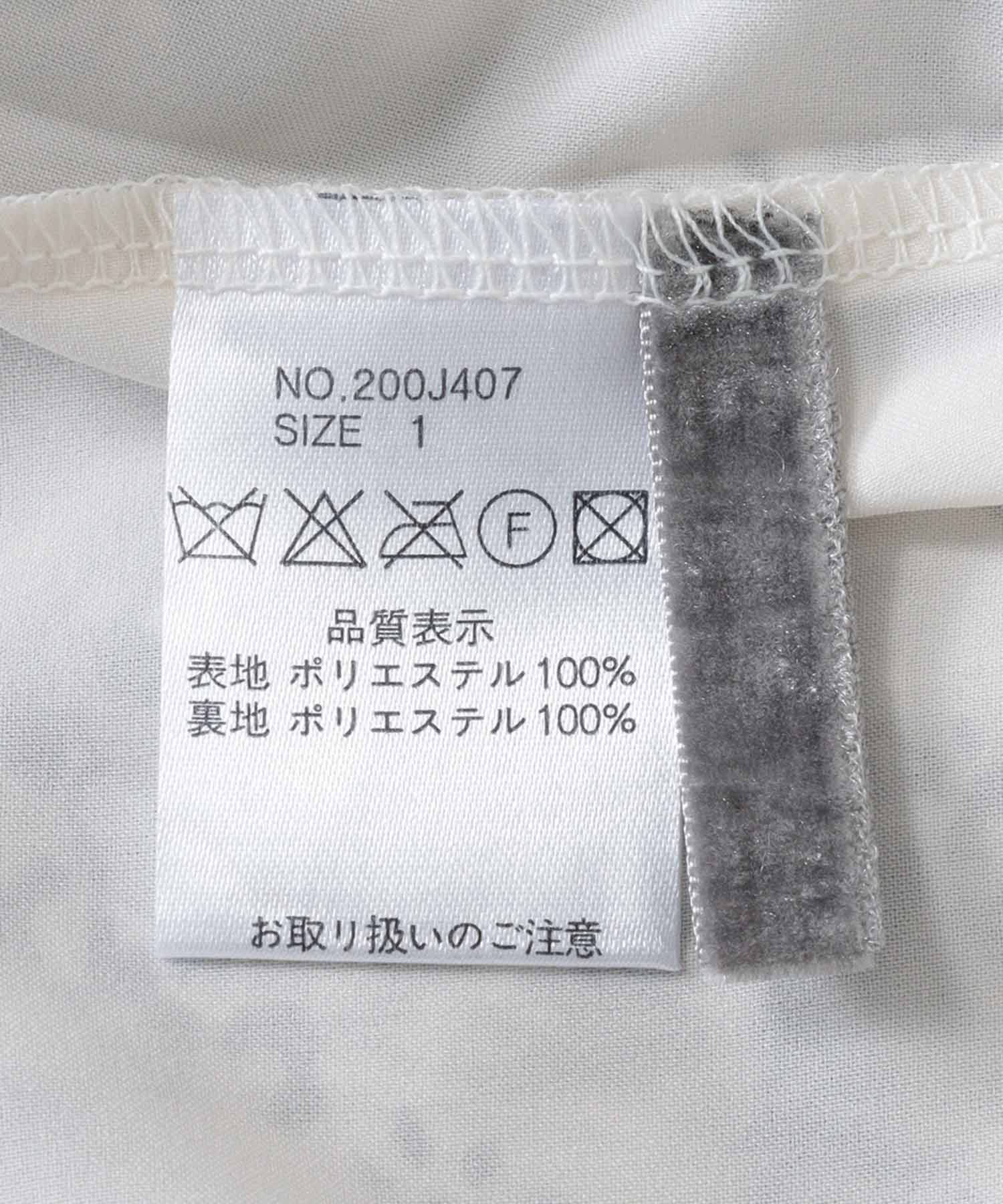 オパールジャカード スタンドネックワンピース