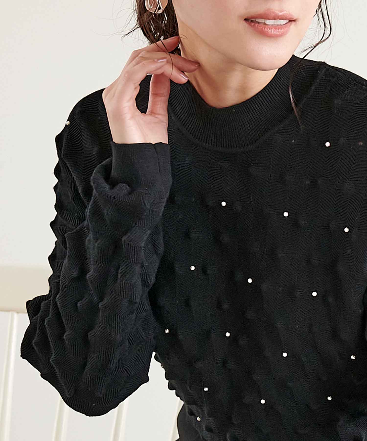 トゲトゲパールニット | AND ON JIONE STORE(アンドオン トゲトゲパールニット | AND ON JIONE STORE(アンドオン