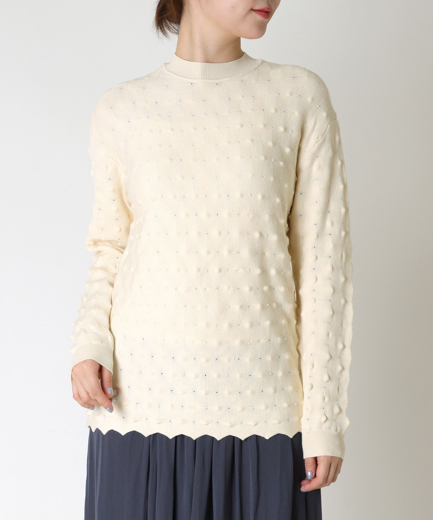 トゲトゲパールニット | AND ON JIONE STORE(アンドオン トゲトゲパールニット | AND ON JIONE STORE(アンドオン