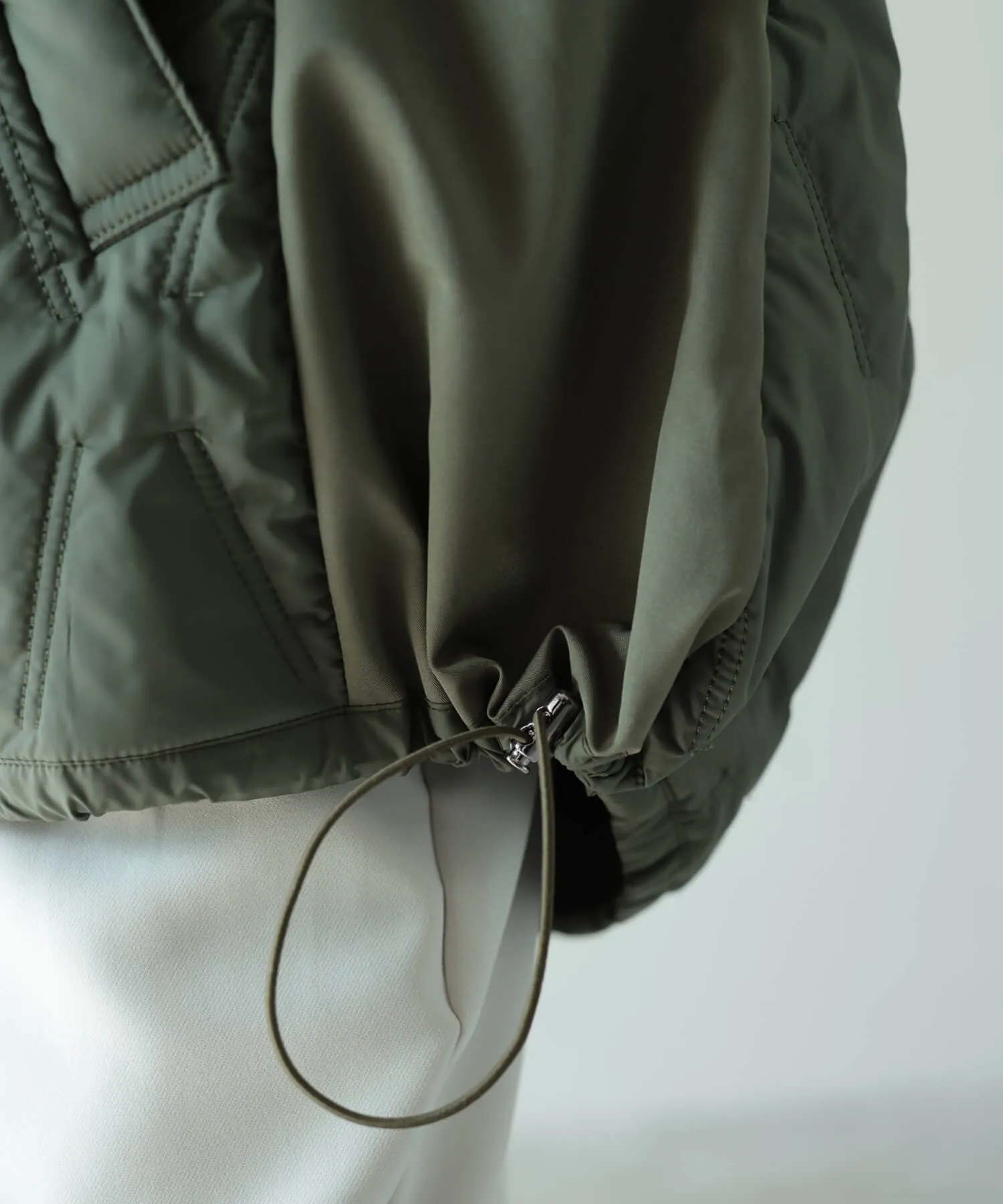 ニットドッキングハイネックジャケット