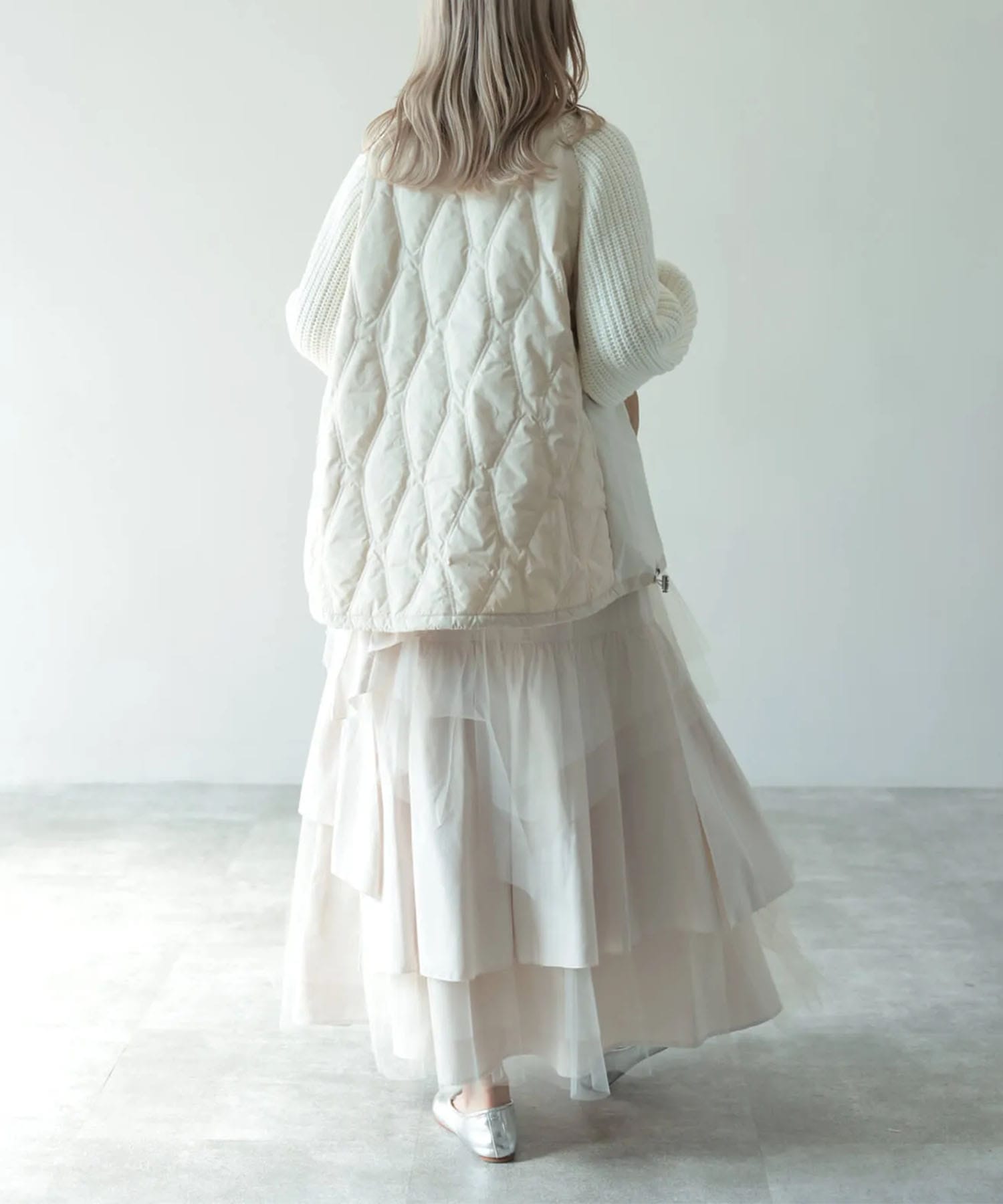 ニットドッキングハイネックジャケット