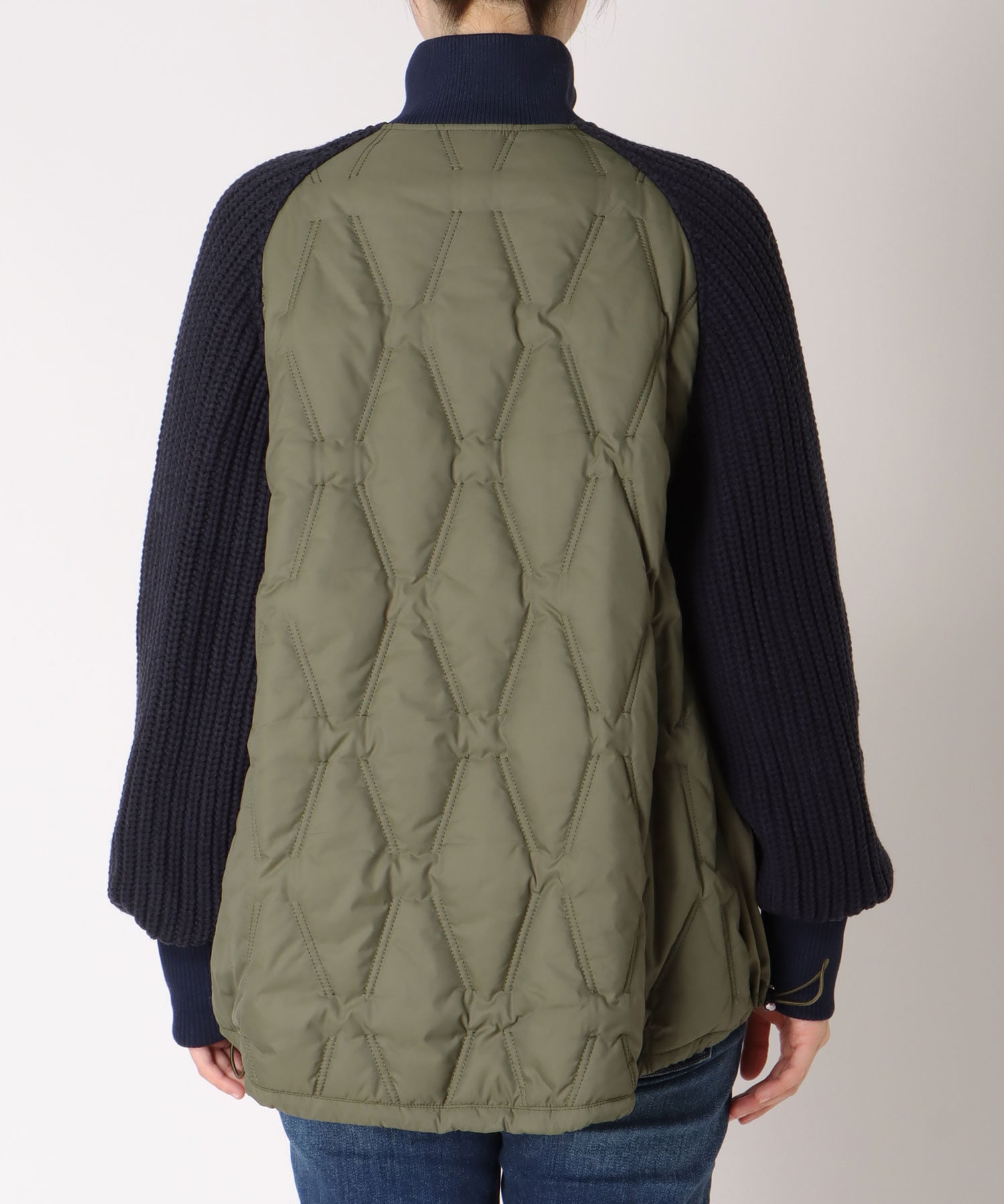 ニットドッキングハイネックジャケット