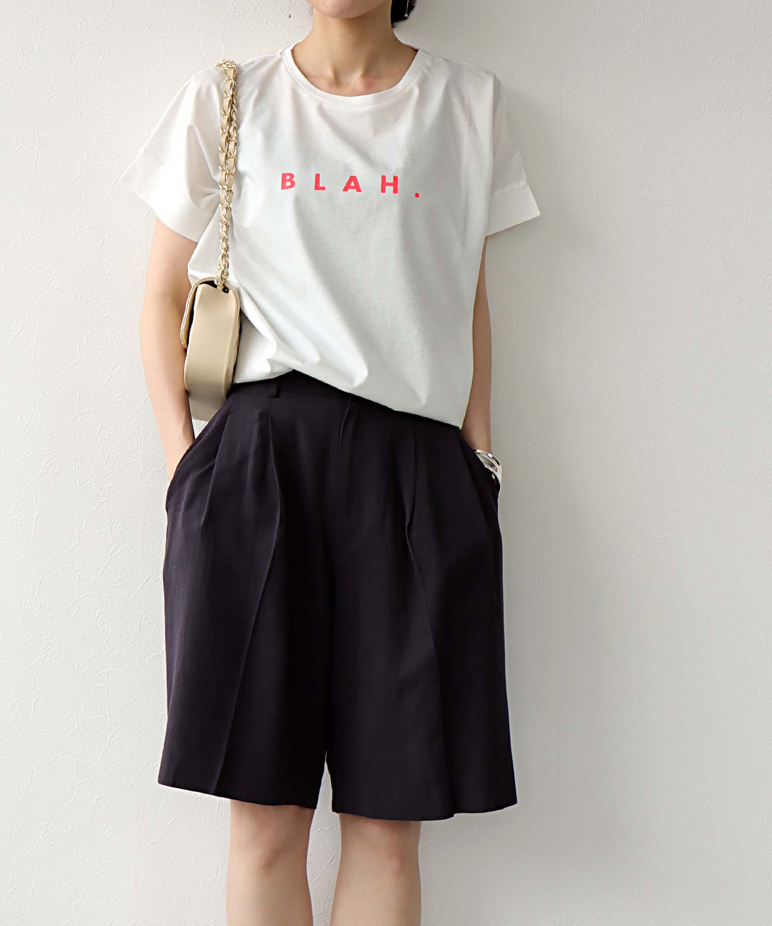 リネンクロスハーフパンツ
