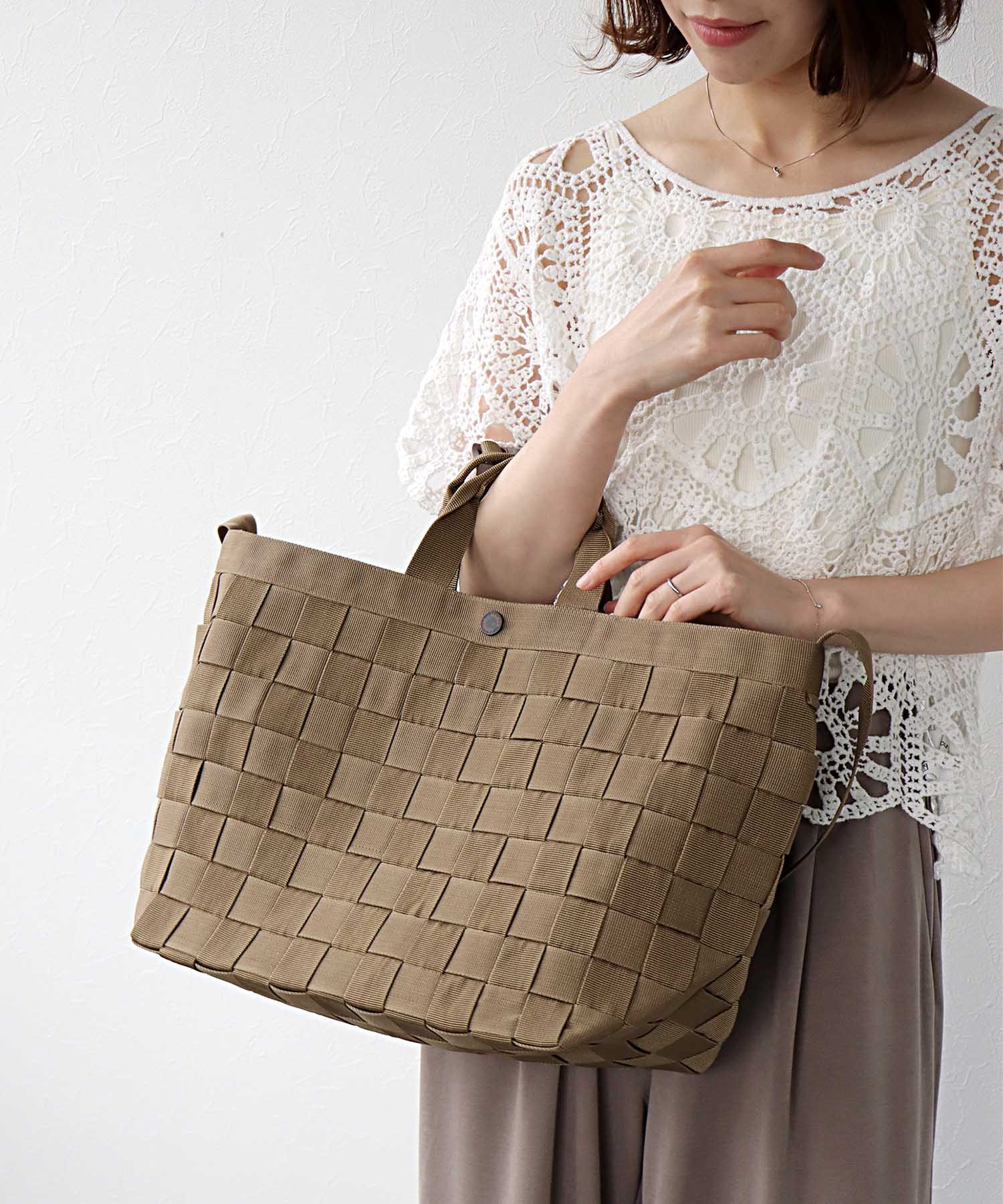【L】PETA TOTE【メゾン キャンバス/MAISON CANVVAS】