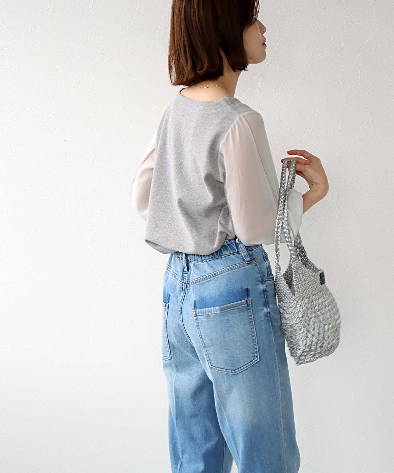 〔お家で試着〕Nuts ワイドストレートパンツ【ヘルシーデニム/Healthy Denim】