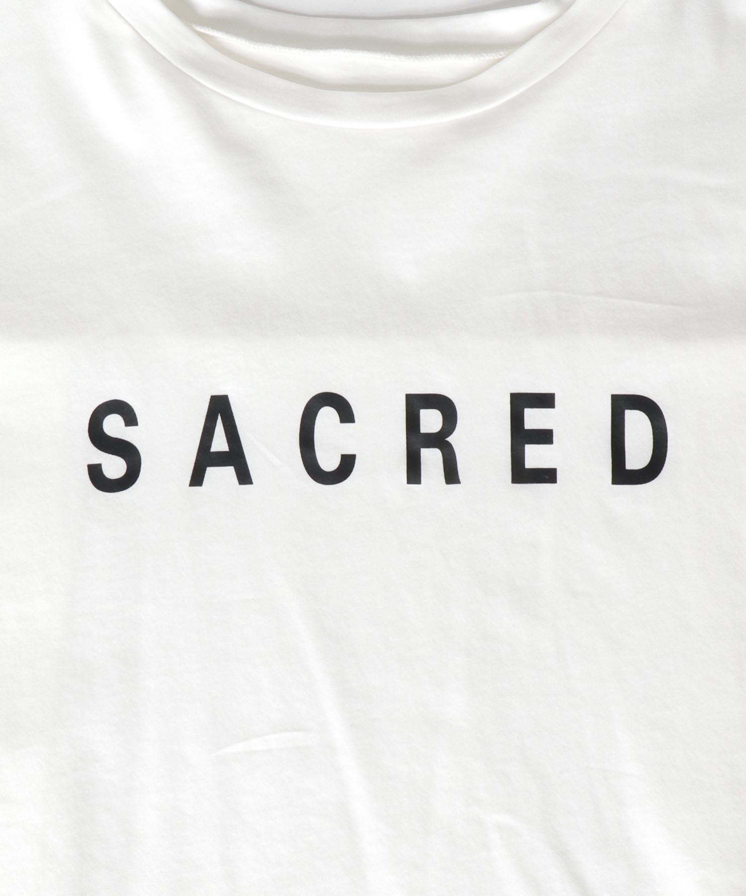 SACRED ロゴTシャツ
