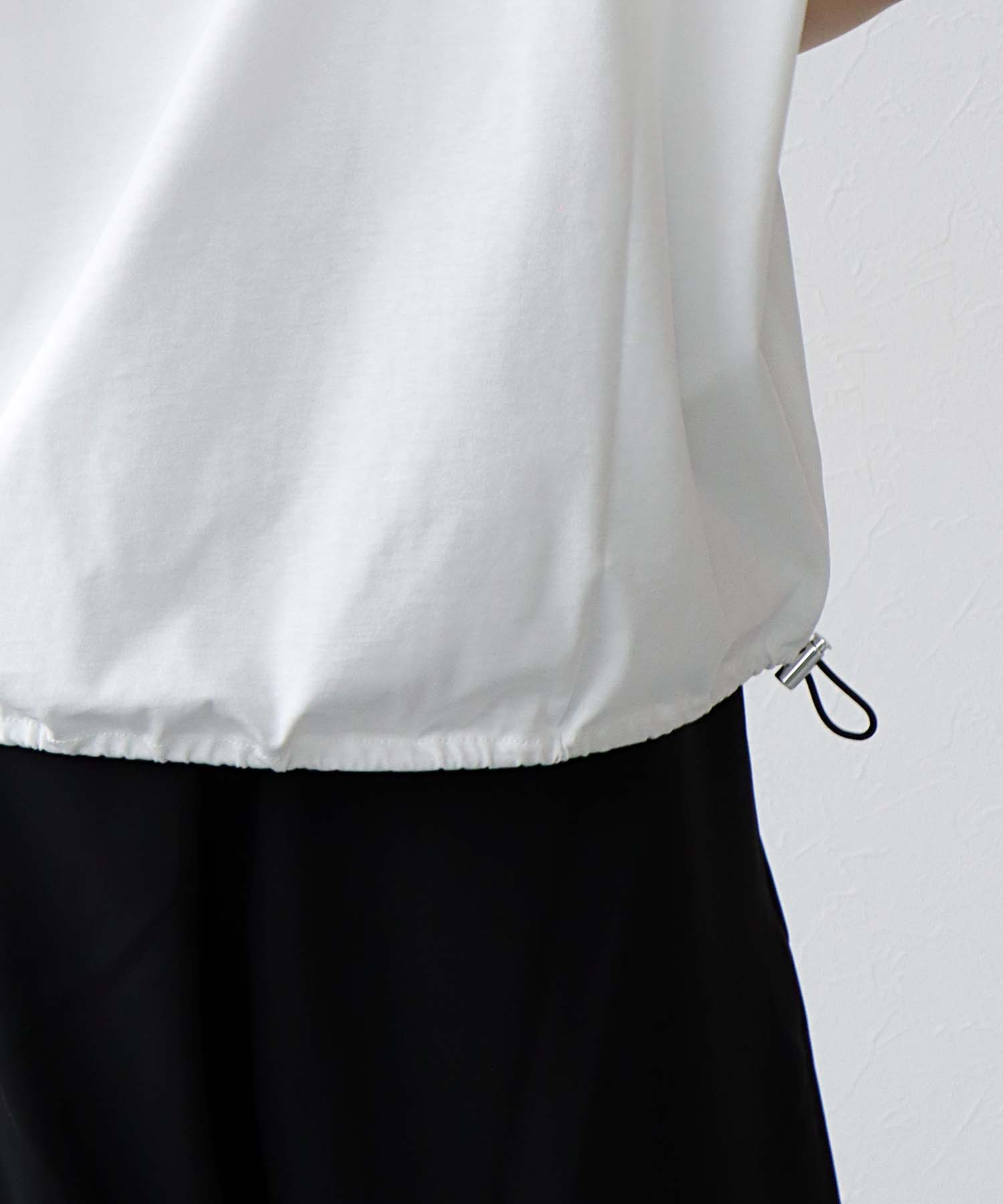 ドロストオーガンジーロゴTシャツ