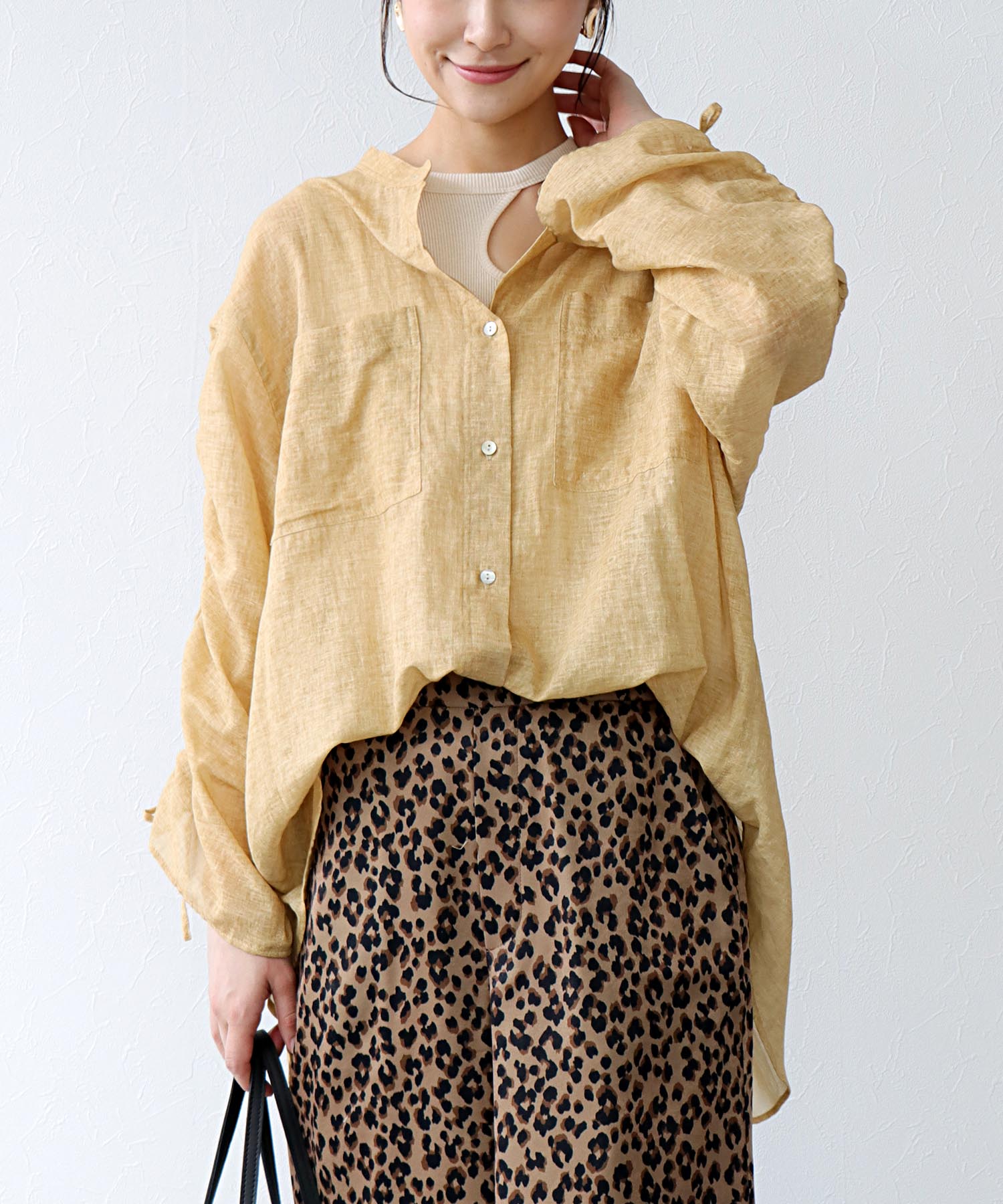 シアーシャーリングシャツ