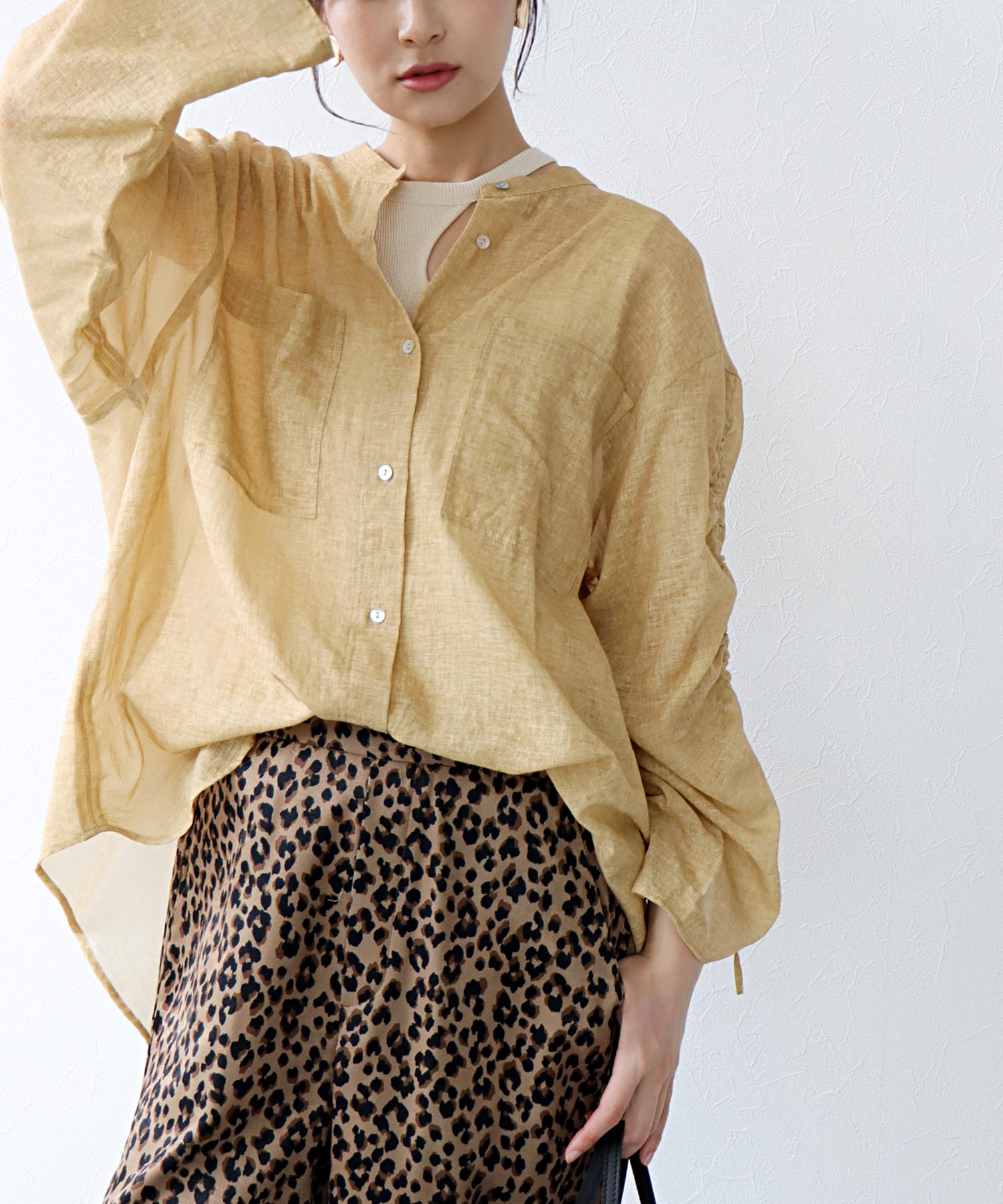 シアーシャーリングシャツ