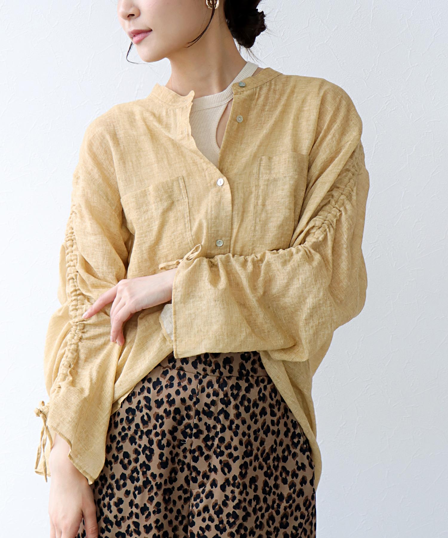 シアーシャーリングシャツ