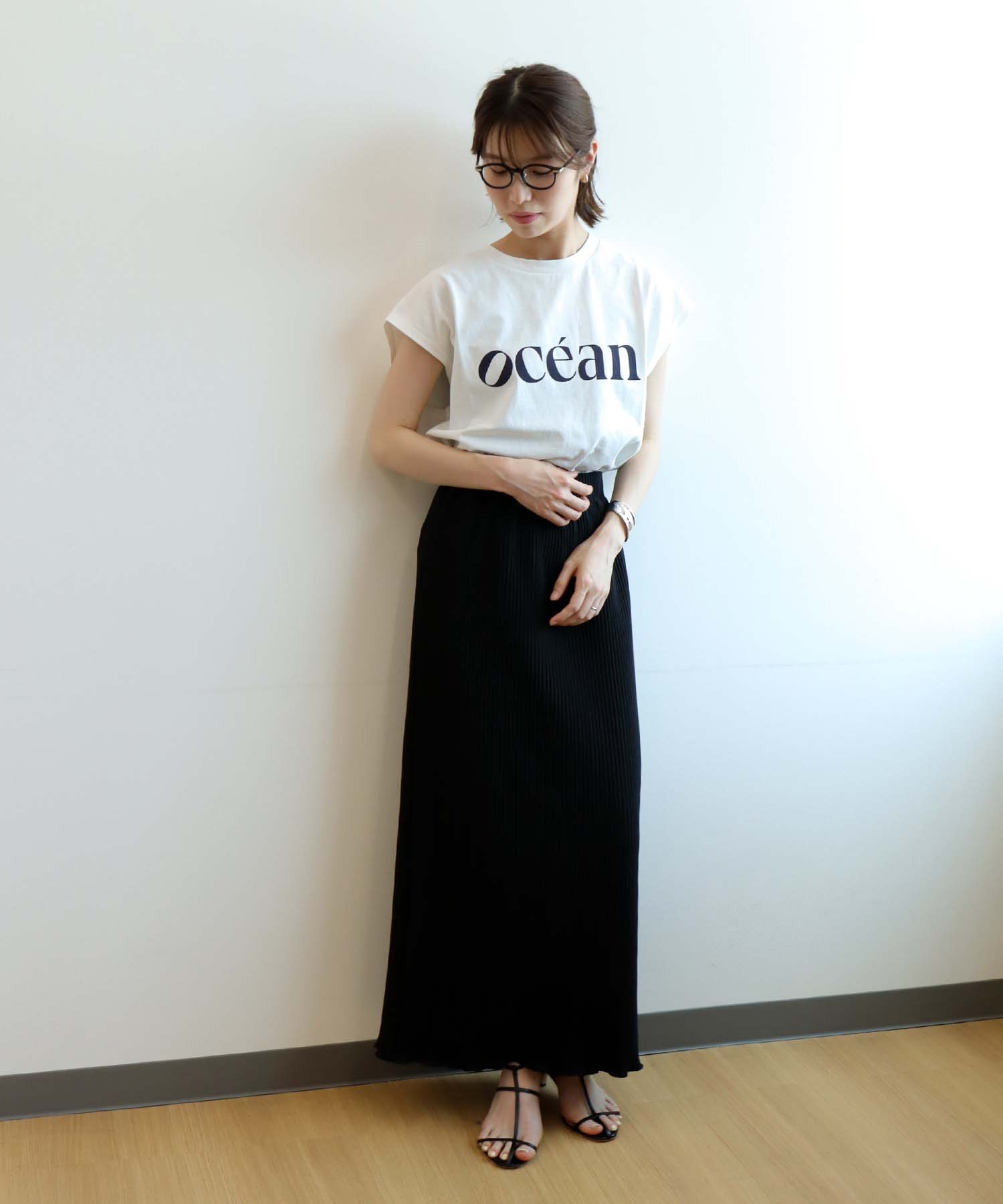 シンプルロゴフレンチＴシャツ
