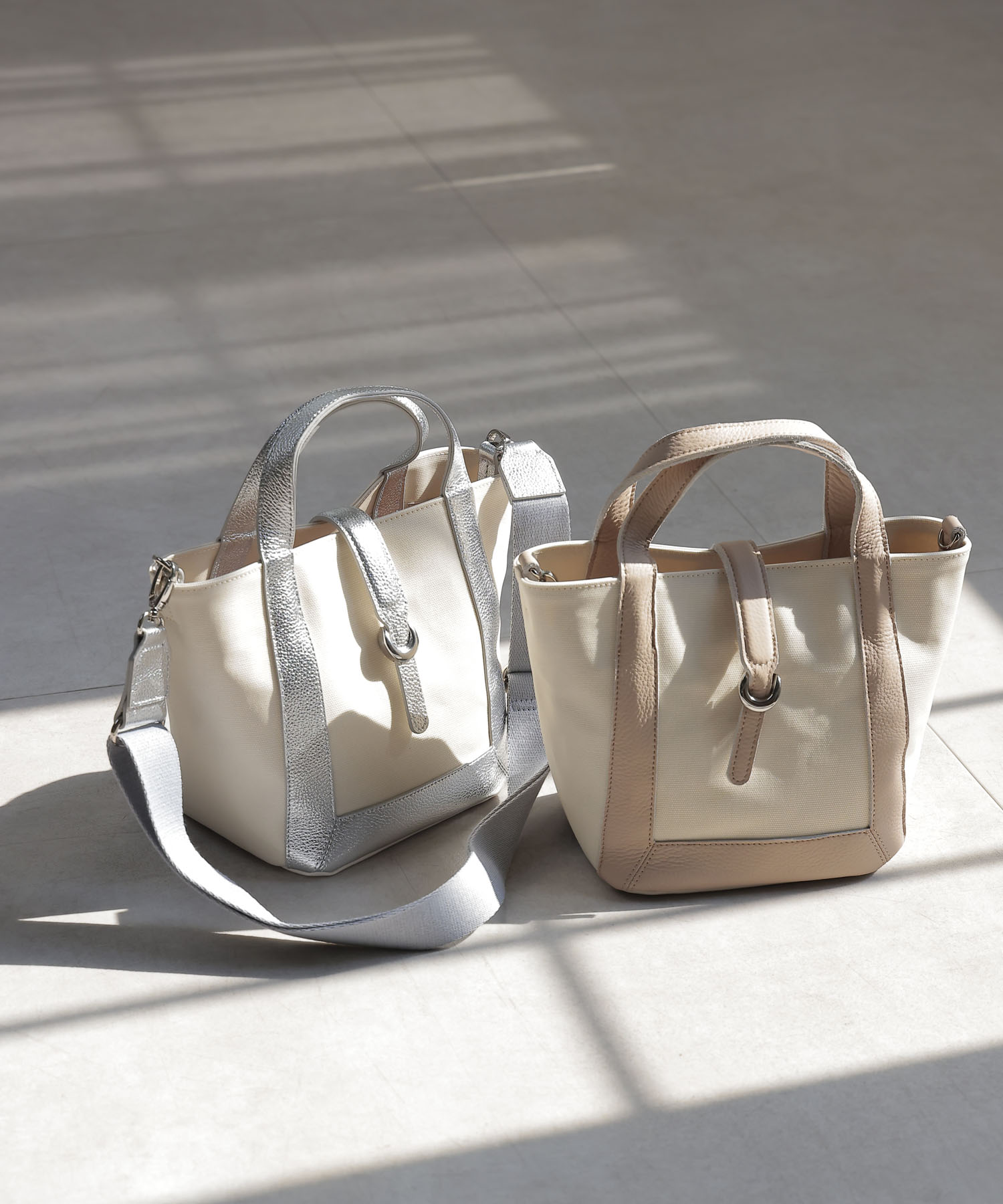 キャンバス コーティング 2WAYトートバッグ【BEAURE/ヴュレ】