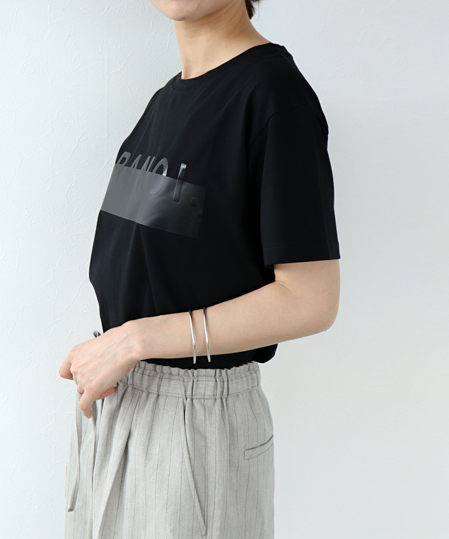 TRANOIプリントTシャツ